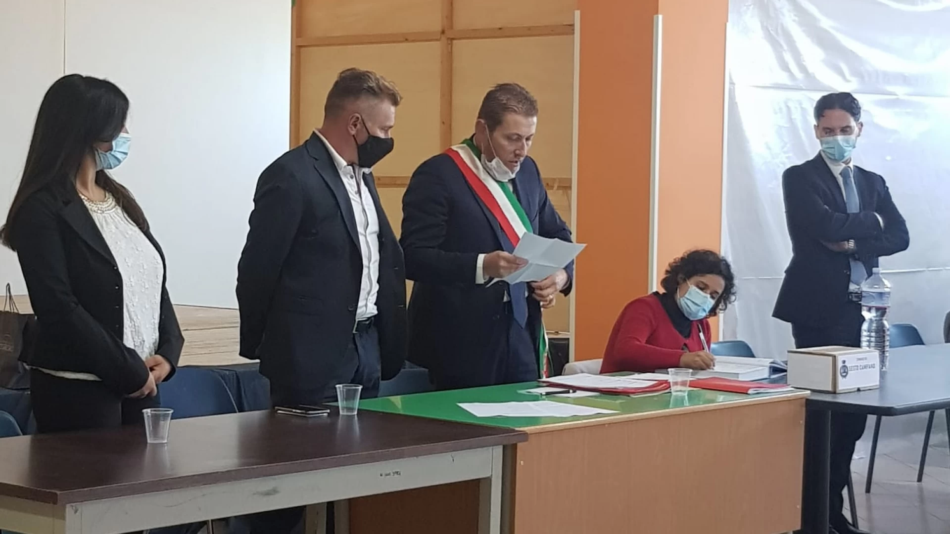 Sesto Campano: parte il quinquennio amministrativo del sindaco Eustachio Macari. Stamani l’insediamento ufficiale.