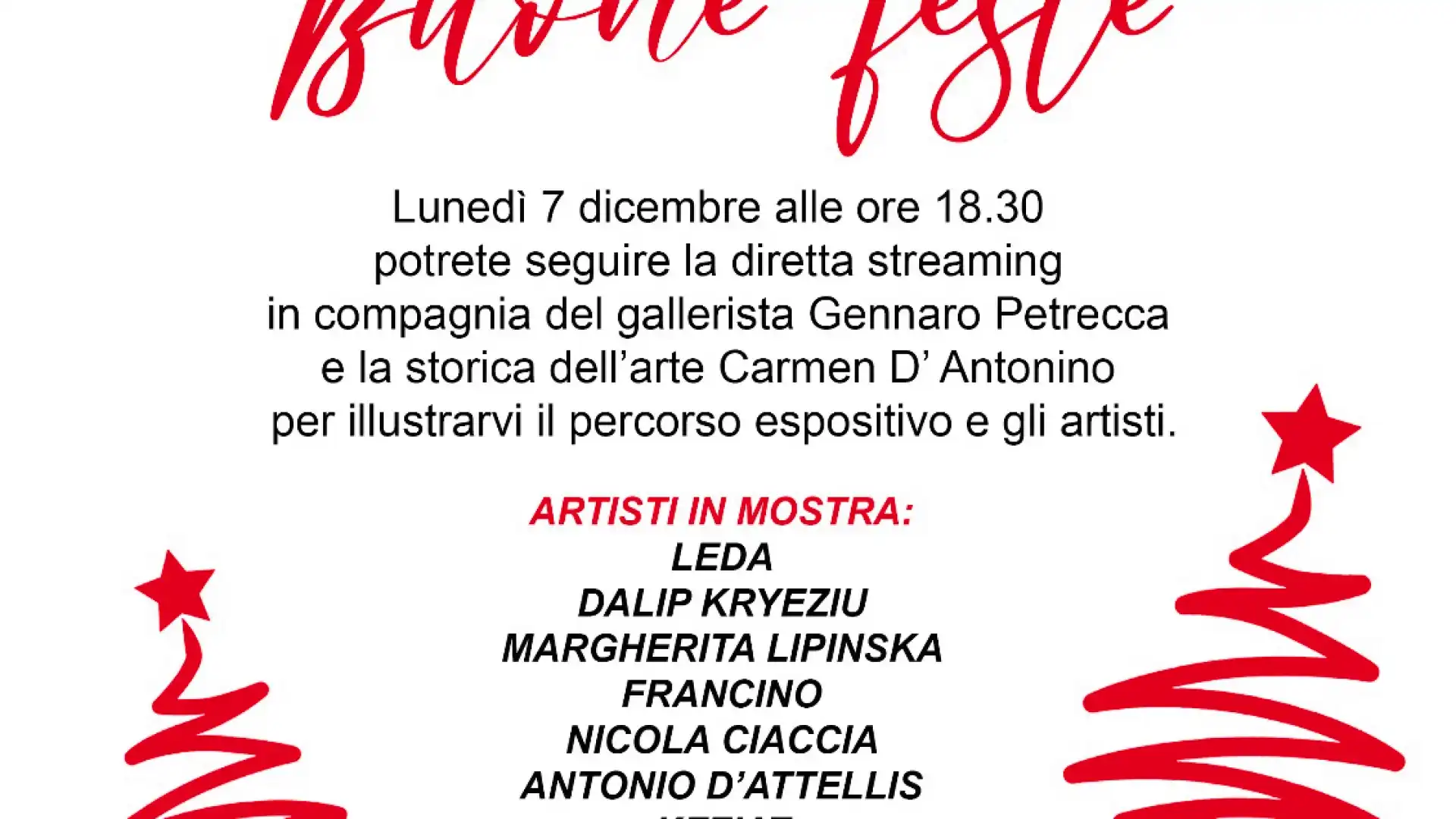 Isernia: mostra d'arte in streaming alla galleria Petrecca