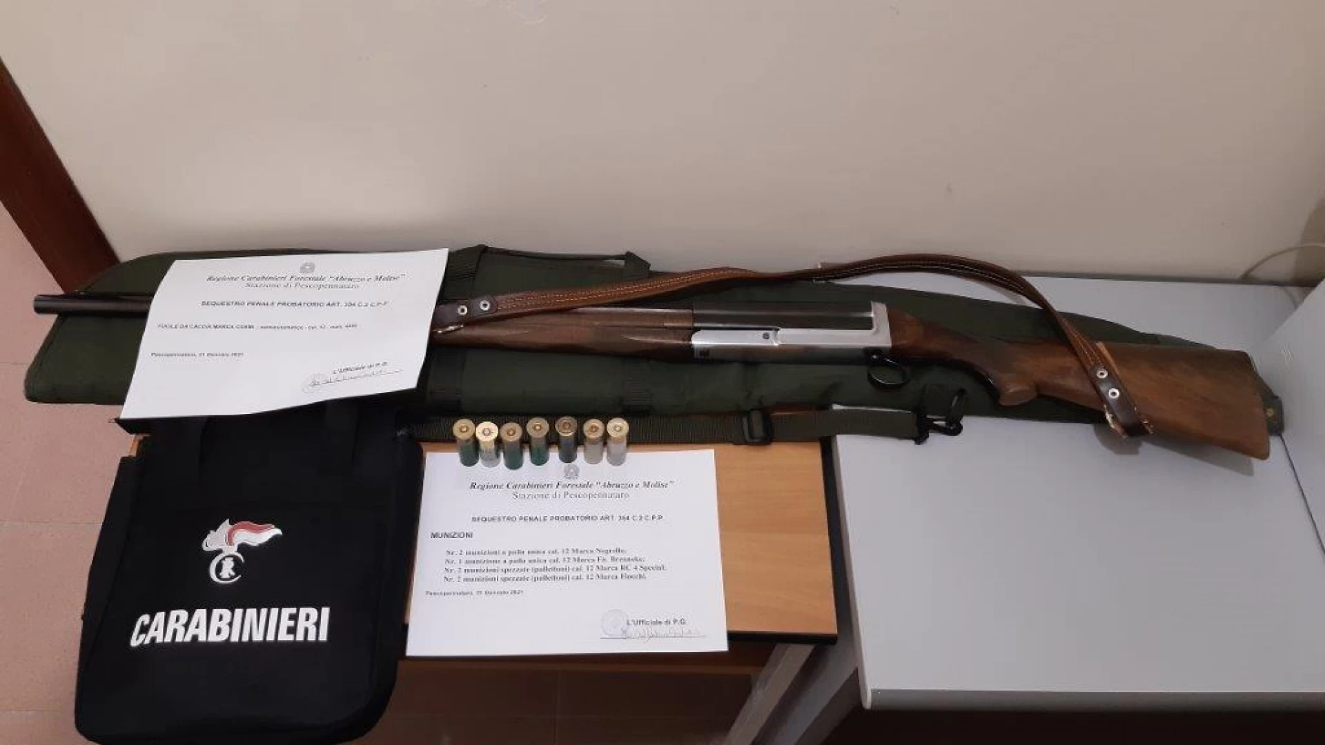 Poggio Sannita: cacciatore denunciato per utilizzo di fucile improprio