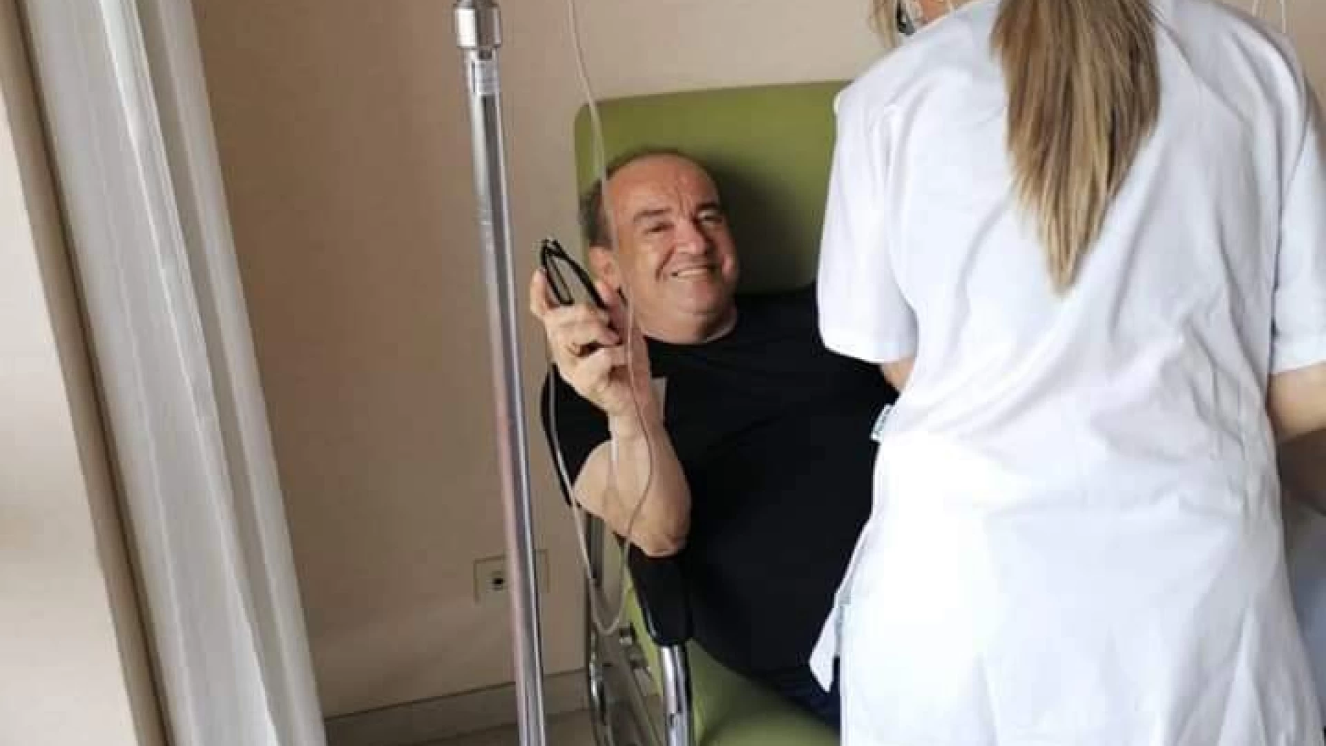 Marciano Ricci in clinica a Roma rassicura i cittadini. "Sotto stress, in settimana torno a Montaquila"