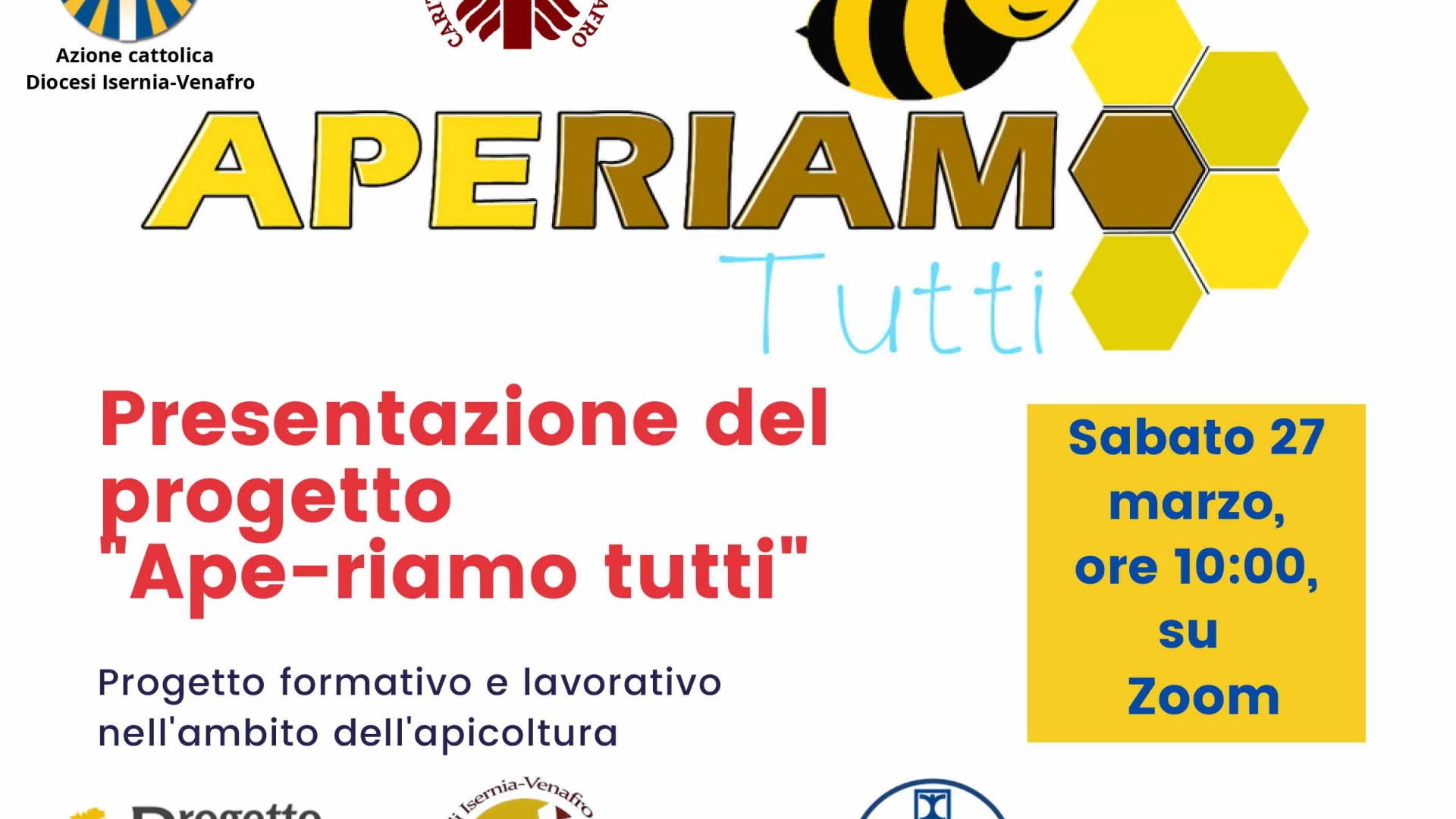Progetto Ape-Riamo tutti, venerdì la presentazione dell’iniziativa per la formazione di una cooperativa apistica.