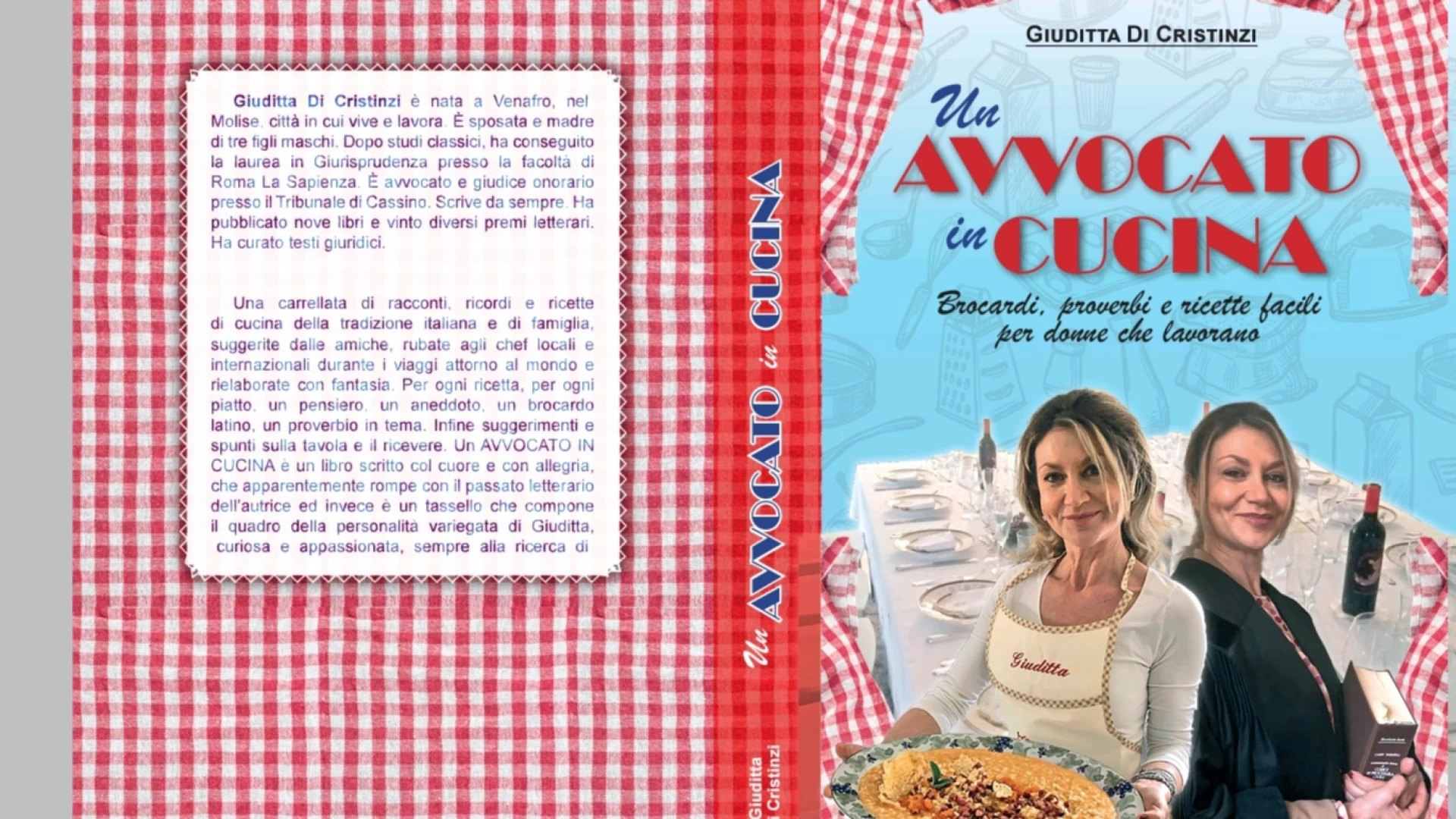 Venafro: in vendita su Amazon il nuovo libro di Giuditta Di Cristinzi dal titolo "Un avvocato in cucina".