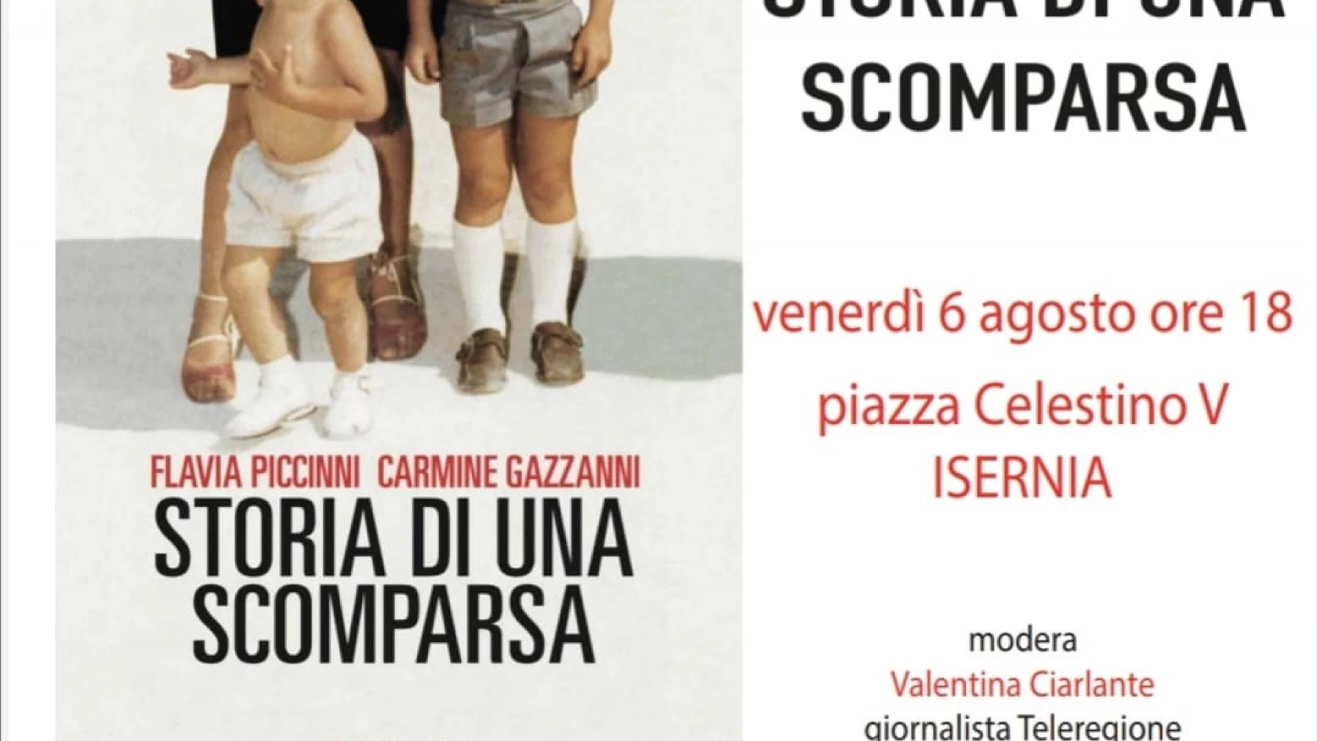 Tour molisano per il libro di Gazzani e Piccinini “Storia di una Scomparsa”.