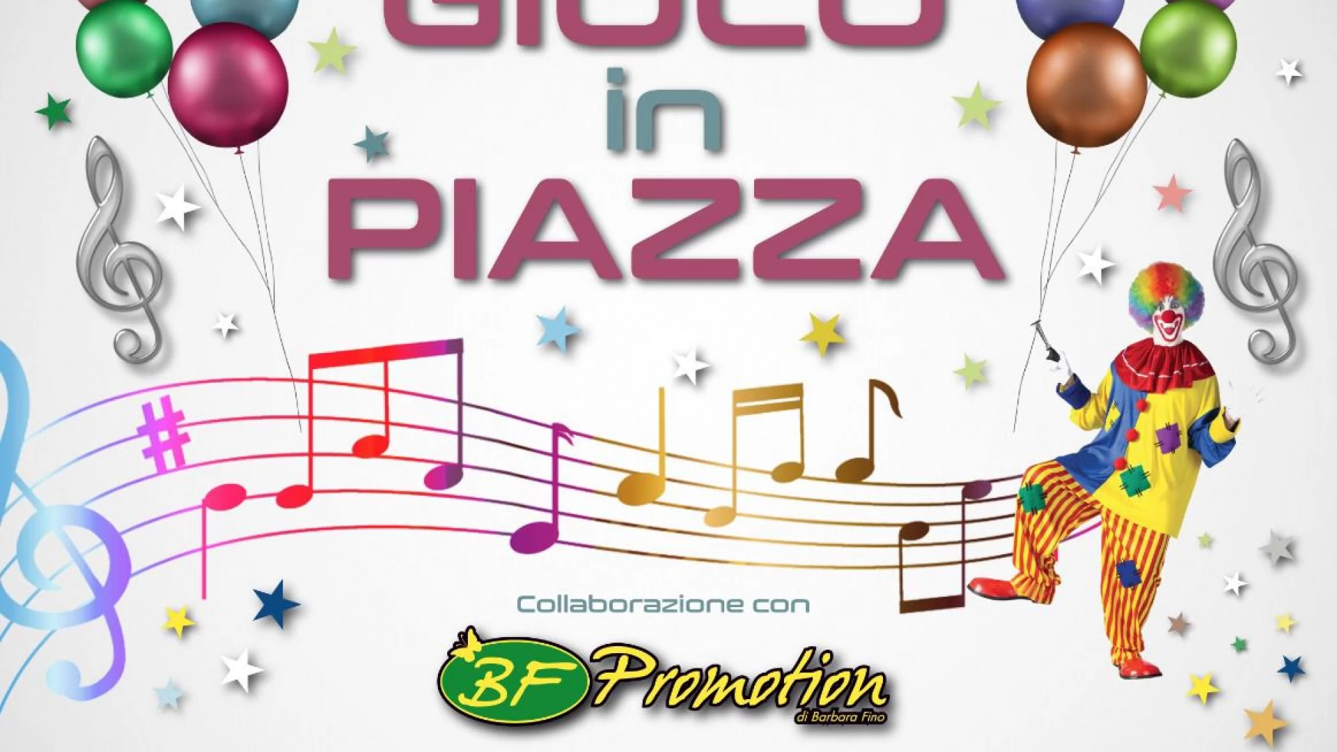 Isernia: animazione per bambini domenica 5 settembre con “Gioco in Piazza”.