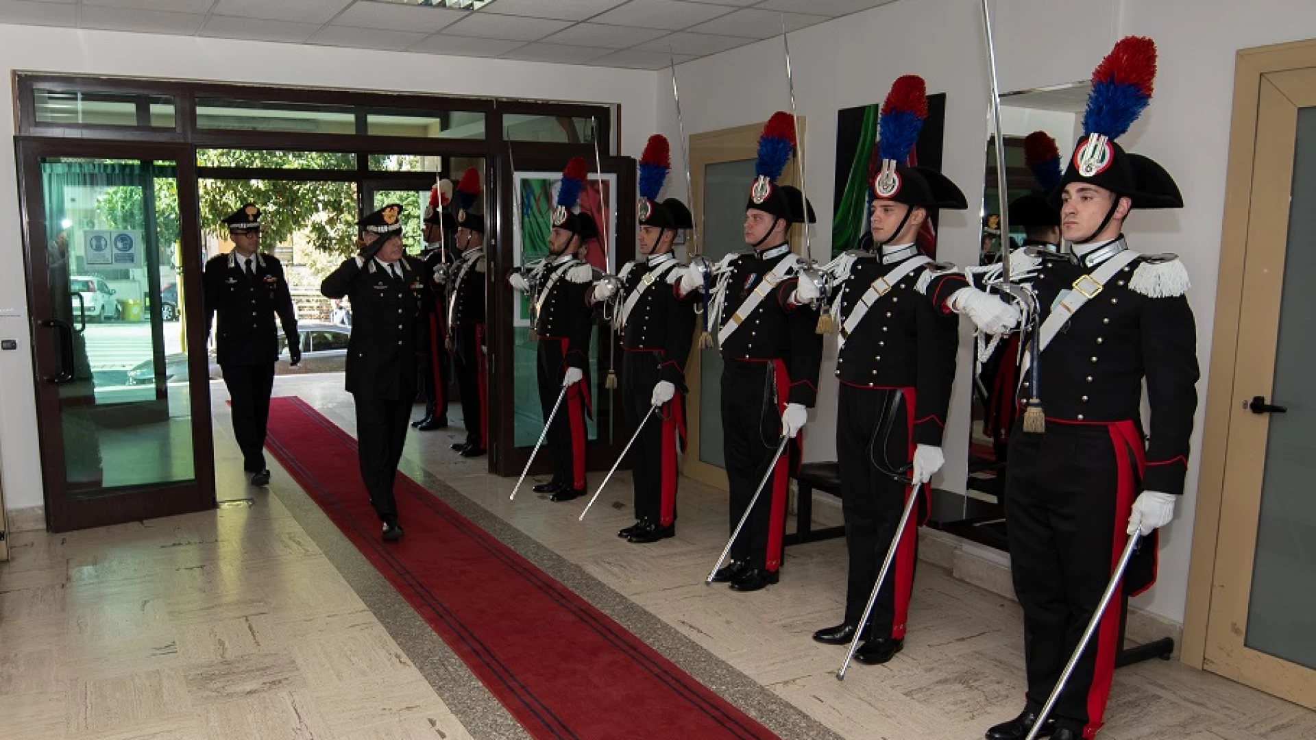 Il Generale di Corpo d’Armata Andrea RISPOLI visita il Comando Provinciale di Isernia.