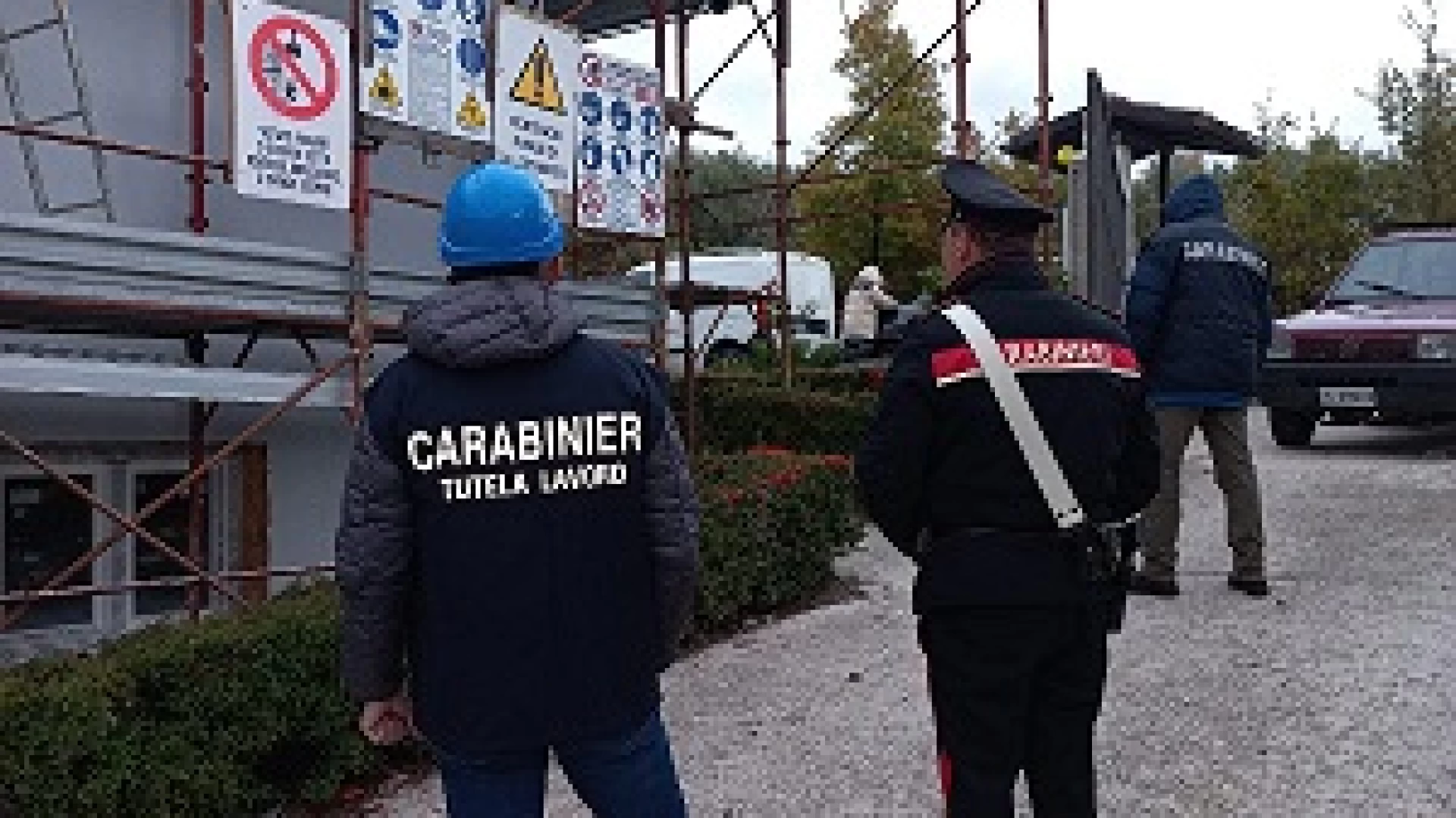 Provincia di Isernia: controllo a tappeto dei Carabinieri dell'Ispettorato del lavoro. Sei aziende non in regola