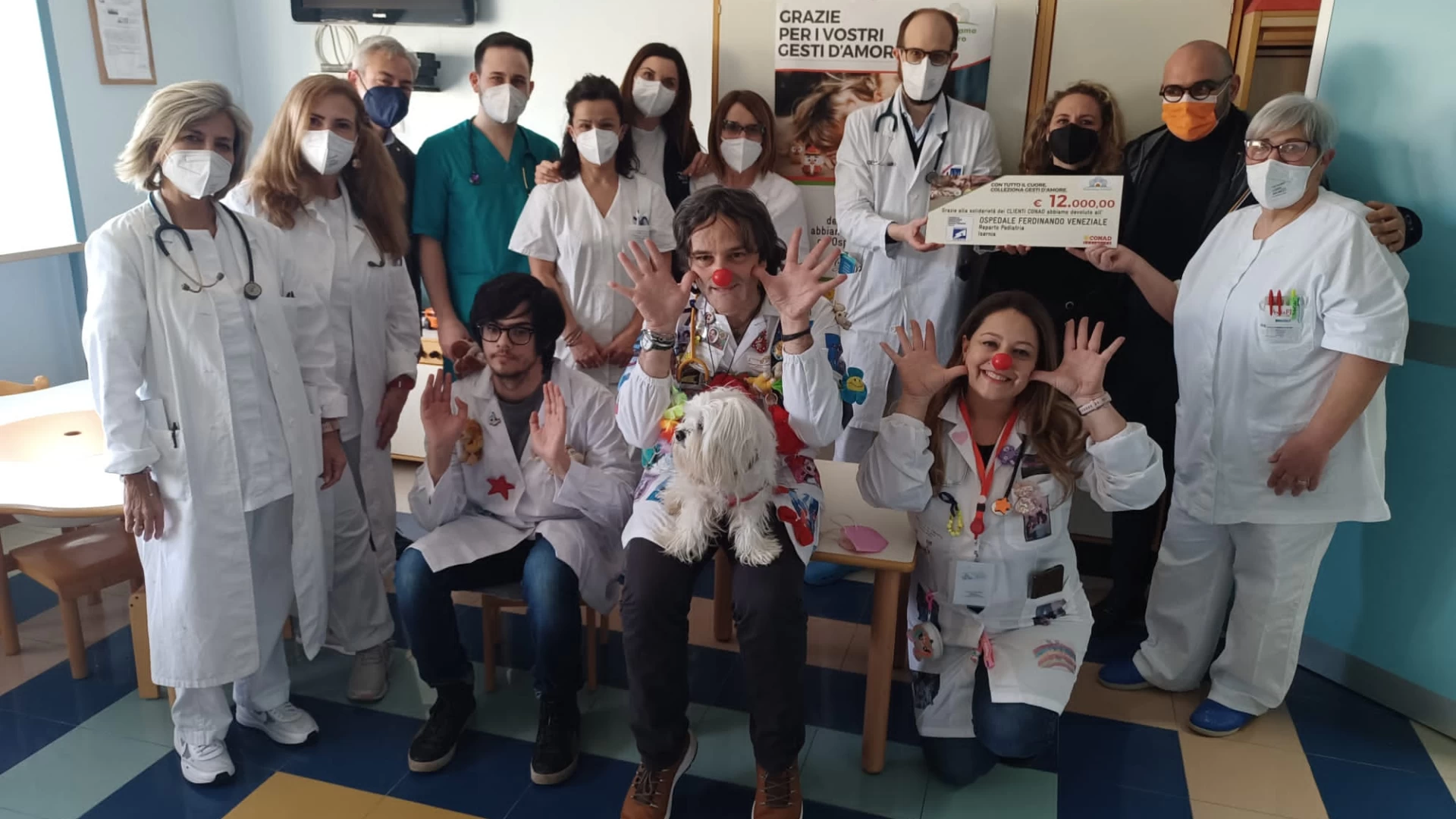 Conad Adriatico dona 12.000 euro a favore del reparto pediatrico dell’Ospedale Ferdinando Veneziale di Isernia