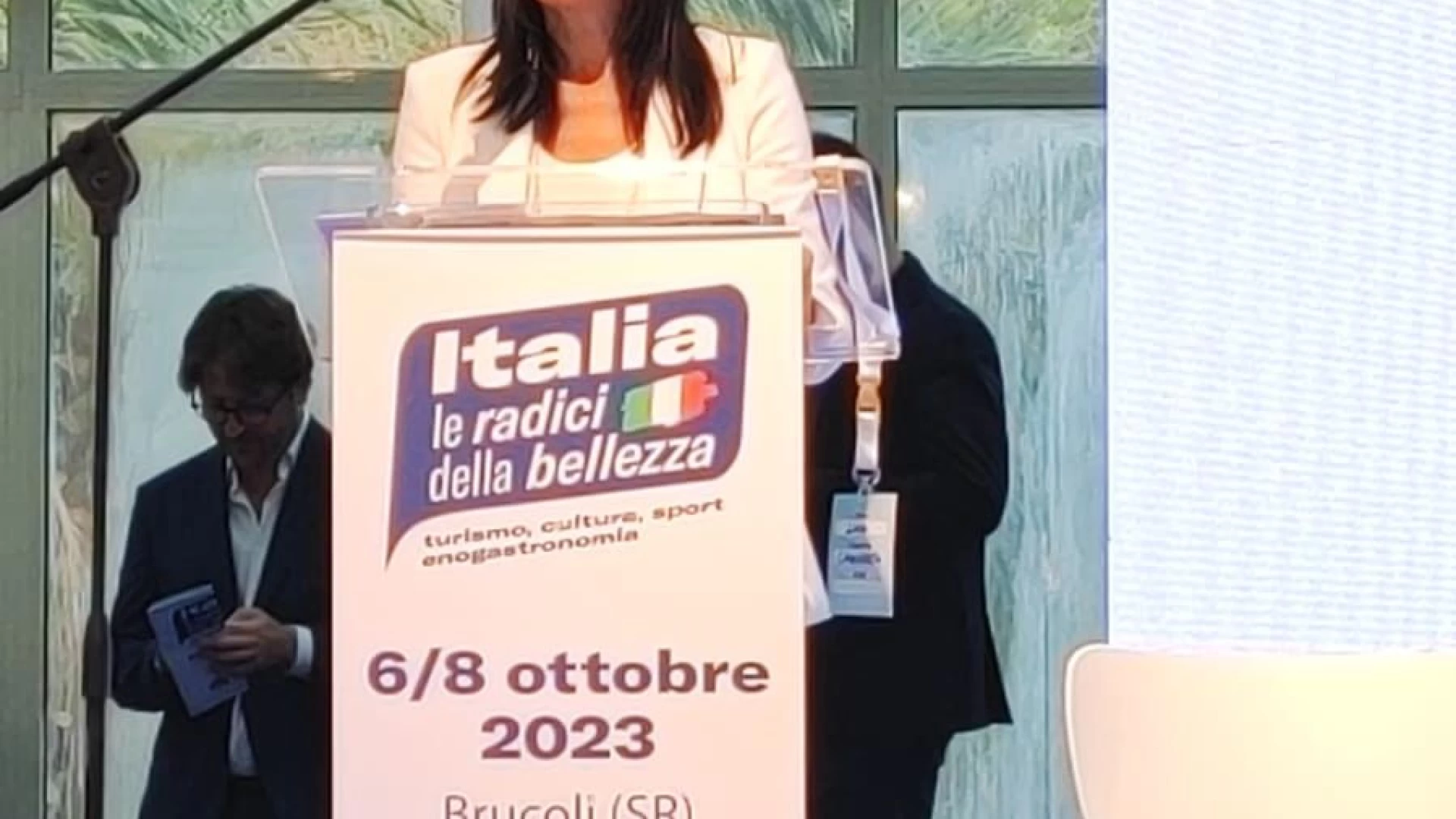 Lancellotta a Brucoli in Sicilia al convegno Turismo, Sport e grandi eventi. La deputata di Fratelli d’Italia protagonista di un interessante incontro.