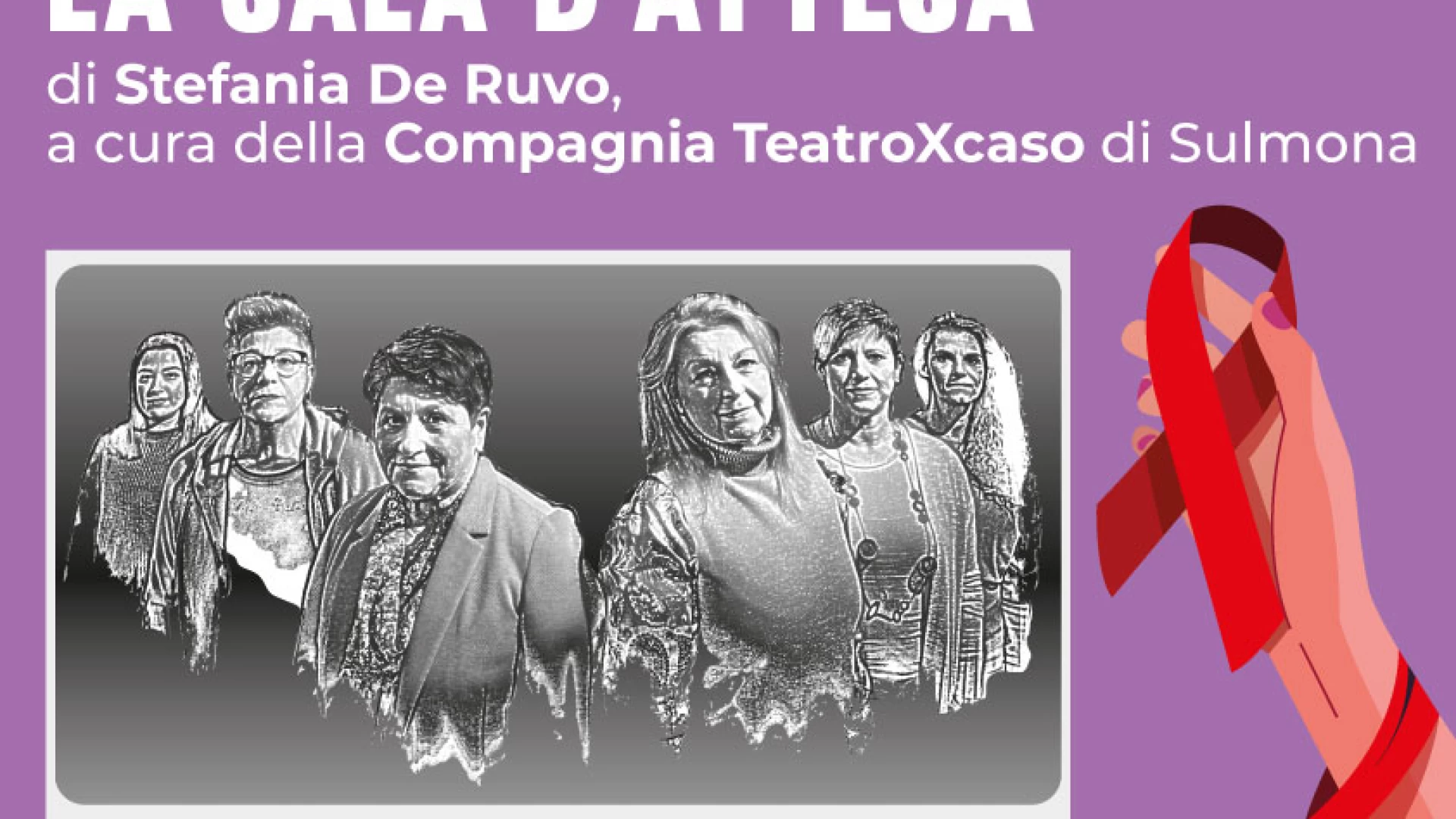 Castel Di Sangro: in programma domani al teatro Tosti lo spettacolo dal titolo “La Sala D’Attesa”. Evento contro la violenza di genere.