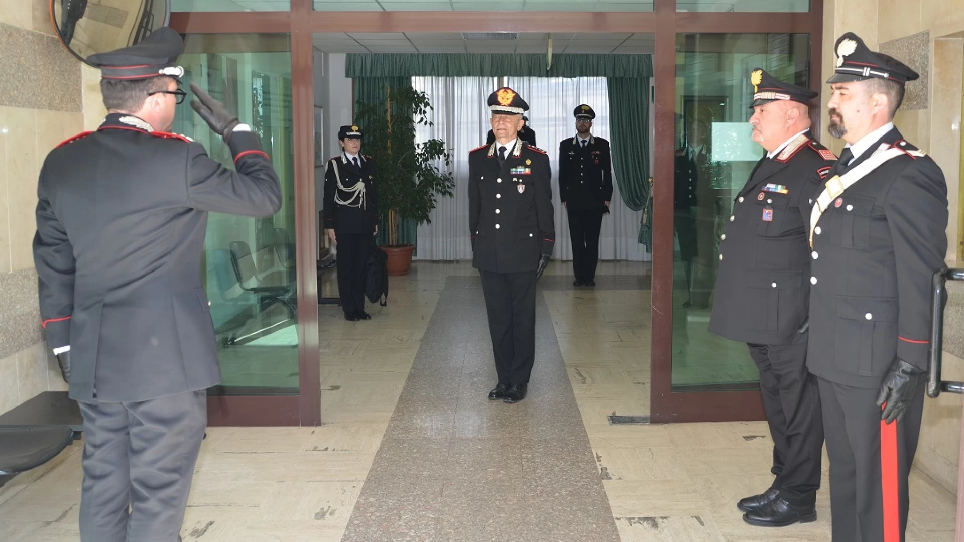Il Generale di Corpo d’Armata Antonio DE VITA visita il Comando Provinciale Carabinieri di Isernia
