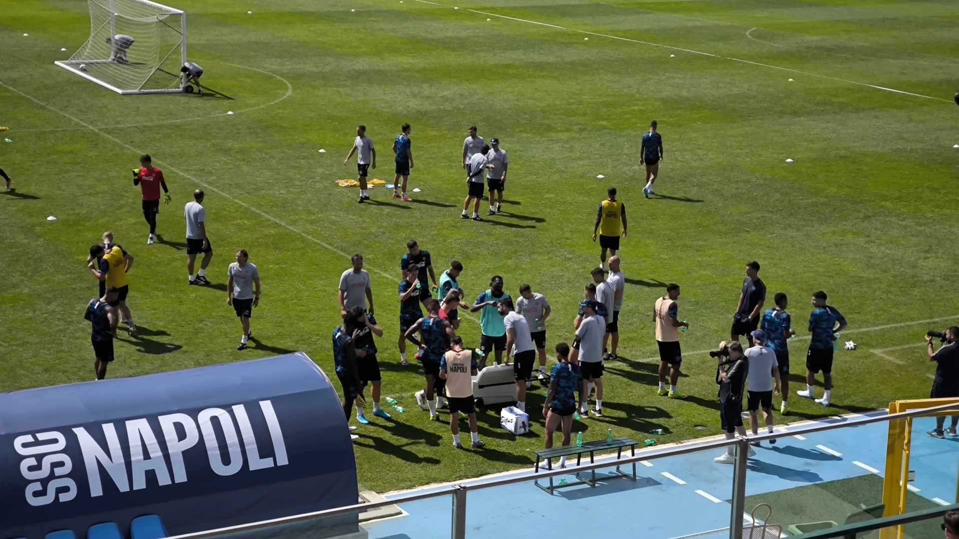 Napoli day 12 a Castel Di Sangro: prima pallone e poi ripetute a tutto campo per gli uomini di Conte. Scarica il video