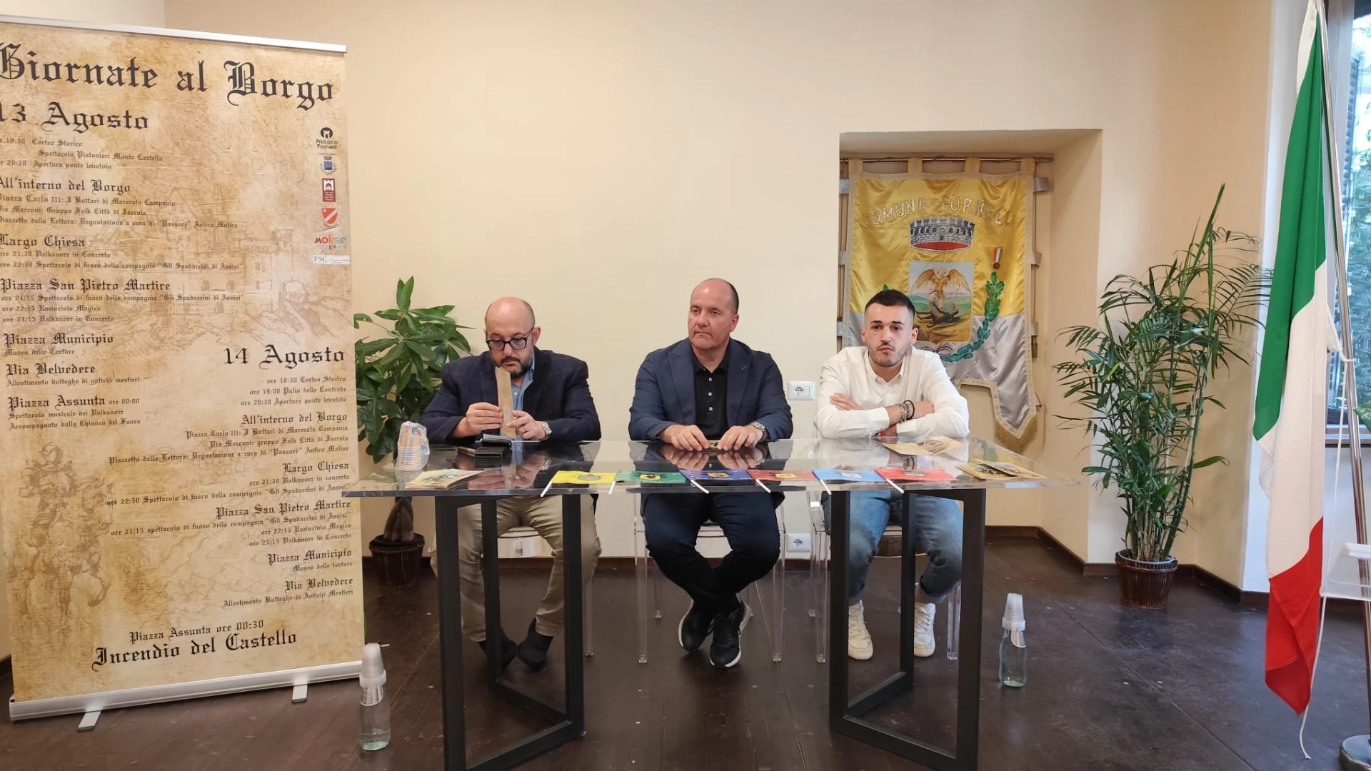 Fornelli: presentata questa mattina la 28°esima edizione delle "Giornate al Borgo". L'evento si svolgera' il 13 e 14 agosto nel borgo medievale. IL PROGRAMMA