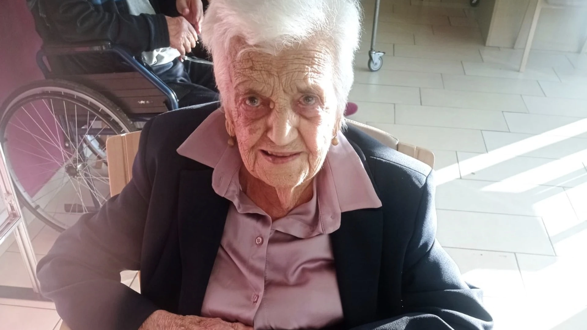 Doretta Iacovetta di Pescolanciano festeggia i suoi 100 anni.