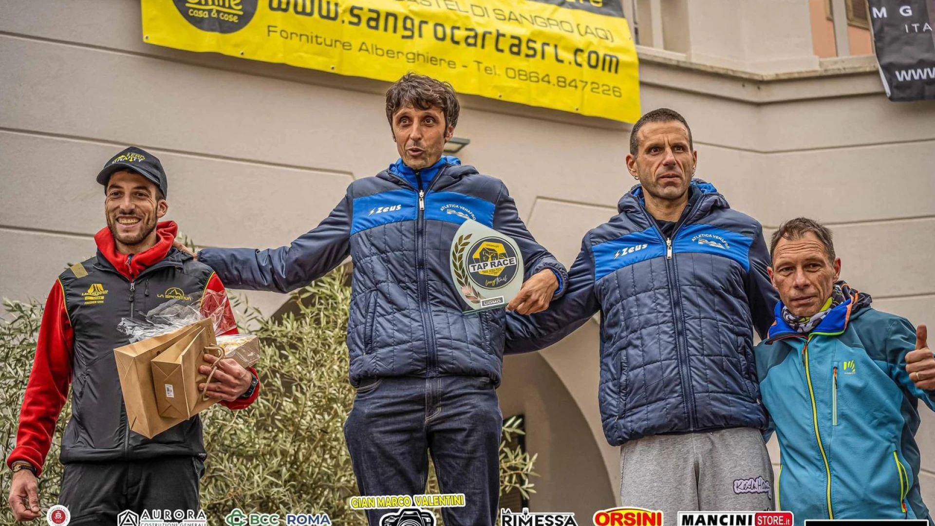 Atletica Venafro protagoniita assoluta al Trail dell'Acqua Puzza a Castel Di Sangro. Superlativo al primo posto Donatello Di Sante. Conquistata anche la classifica di societa'.