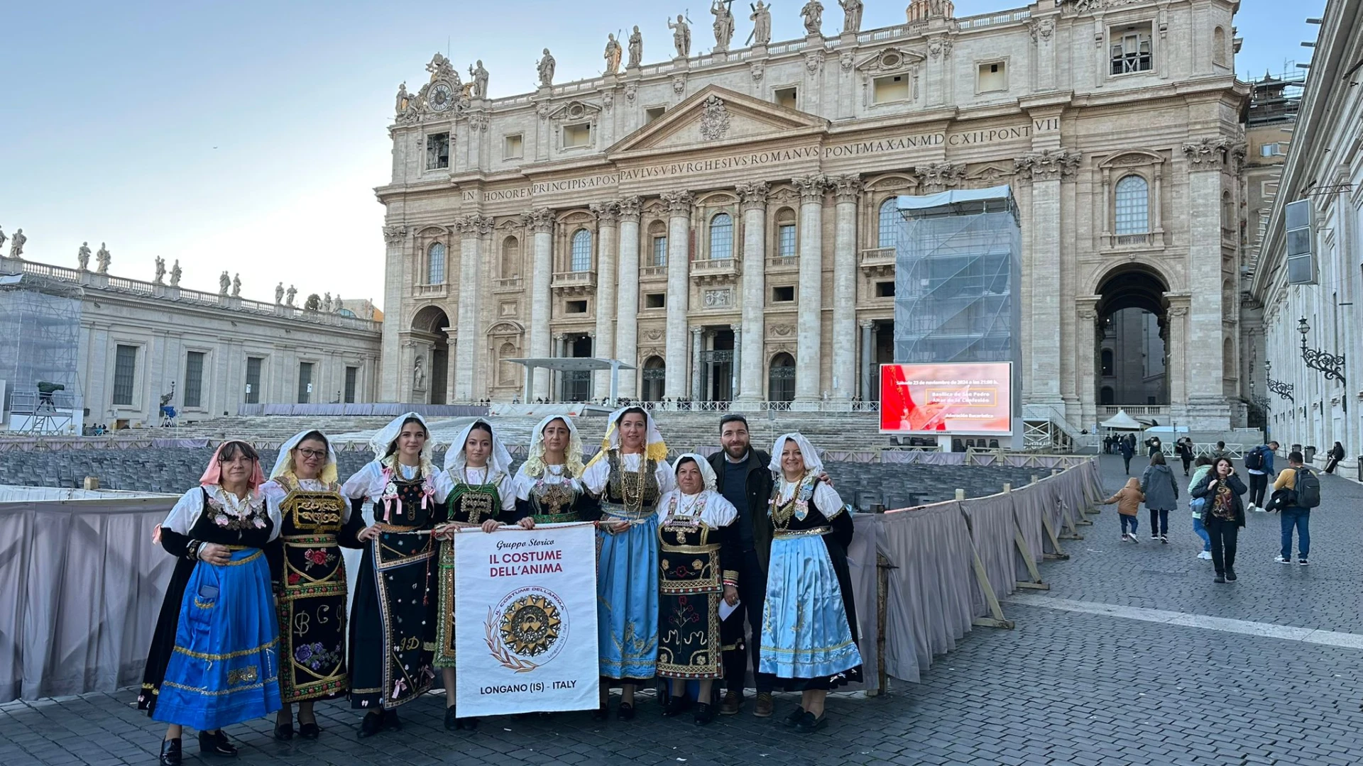 La Rappresentanza del Molise alla Messa in Onore di Santa Cecilia. Il "Costume dell'anima" di Longano protagonista