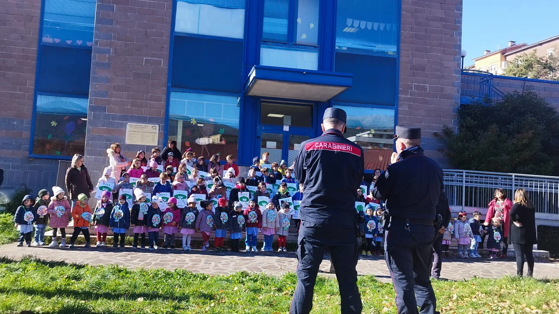 Isernia: celebrata la Festa dell'Albero dai piccoli alunni della Giovanni XXIII nel plesso di San Lazzaro e San Lucio.