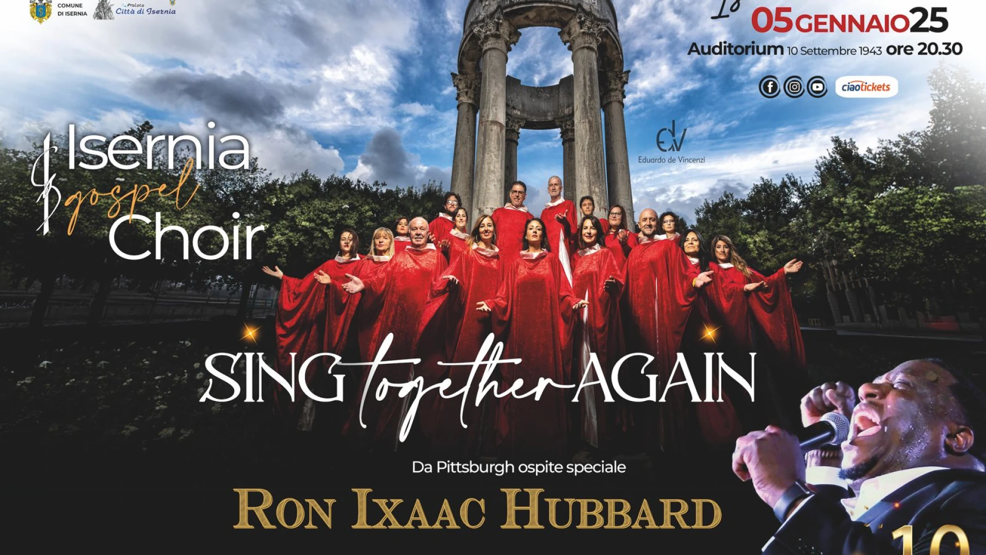 L'Isernia Gospel Choir compie 10 anni: parte il tour 'Sing together... Again!’