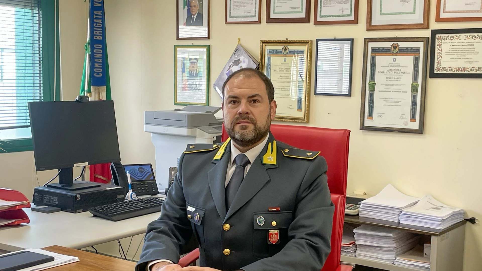 Guardia di Finanza: avvicendamento al Comando della Tenenza di Venafro. Il sottotenente Marco Romeo subentra al tenente Ivan Aizzi.