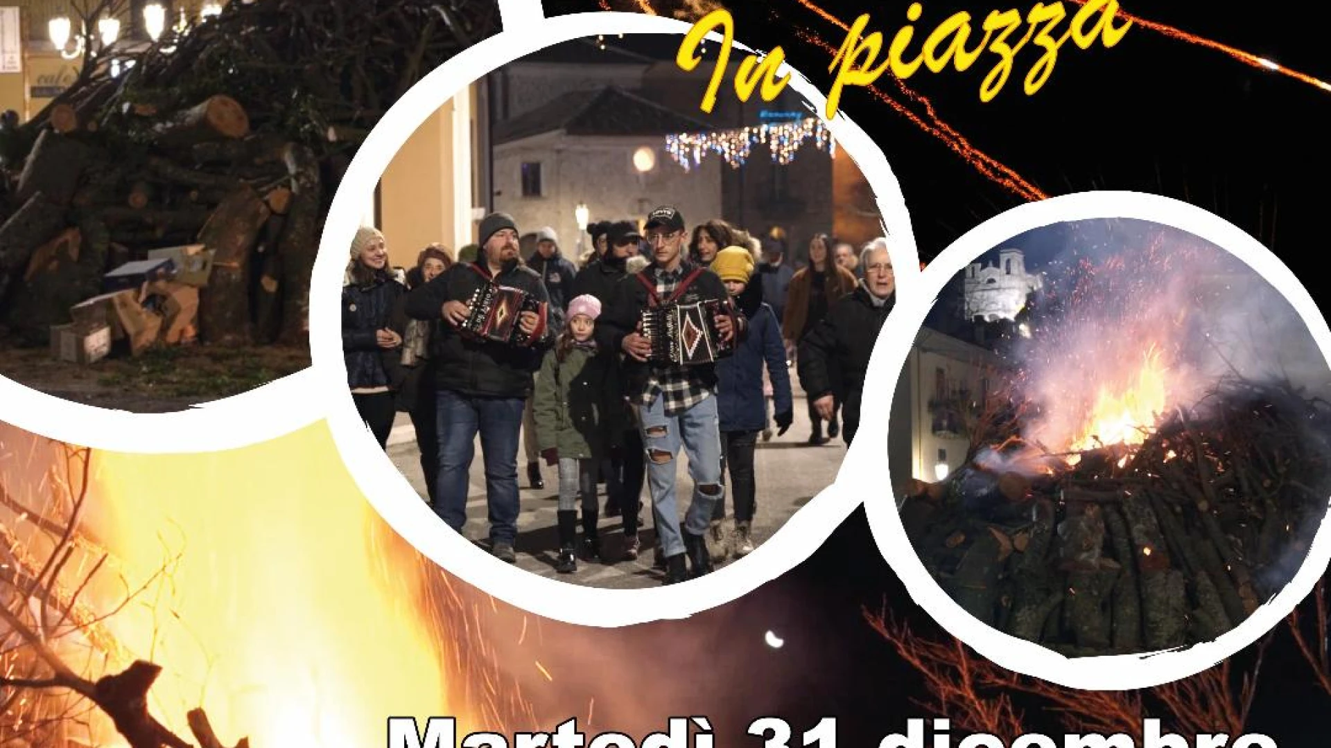 Longano: martedì 31 dicembre in piazza l'accensione de "Ru Fucaglione 2024"