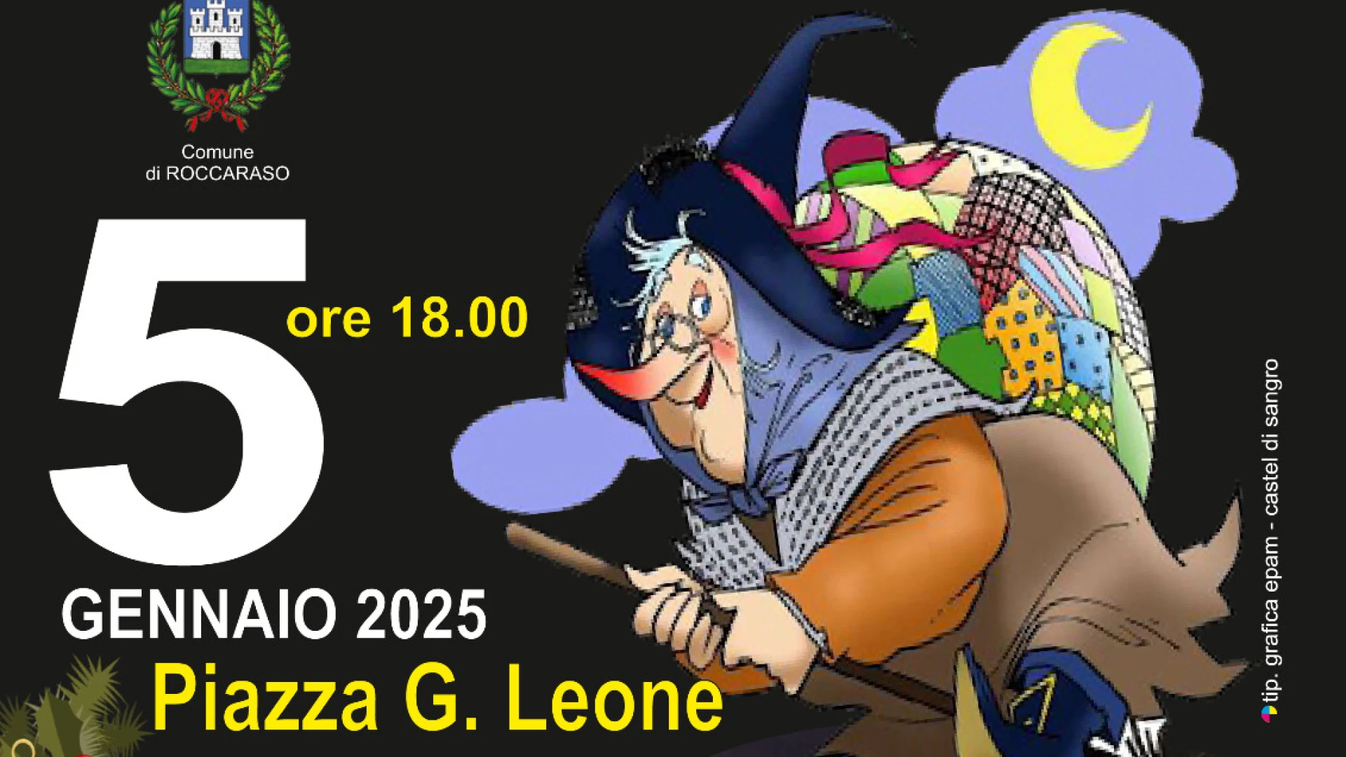 Arriva la Befana, tre gli eventi in Alto Sangro organizzati e promossi dai volontari del distaccamento PIVEC di Castel Di Sangro.