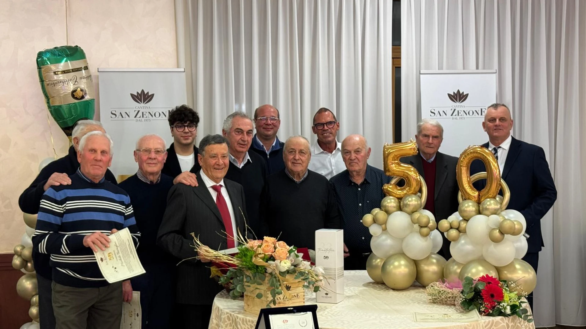 50º anniversario della Cantina San Zenone: cinquant’anni di passione e cooperazione.