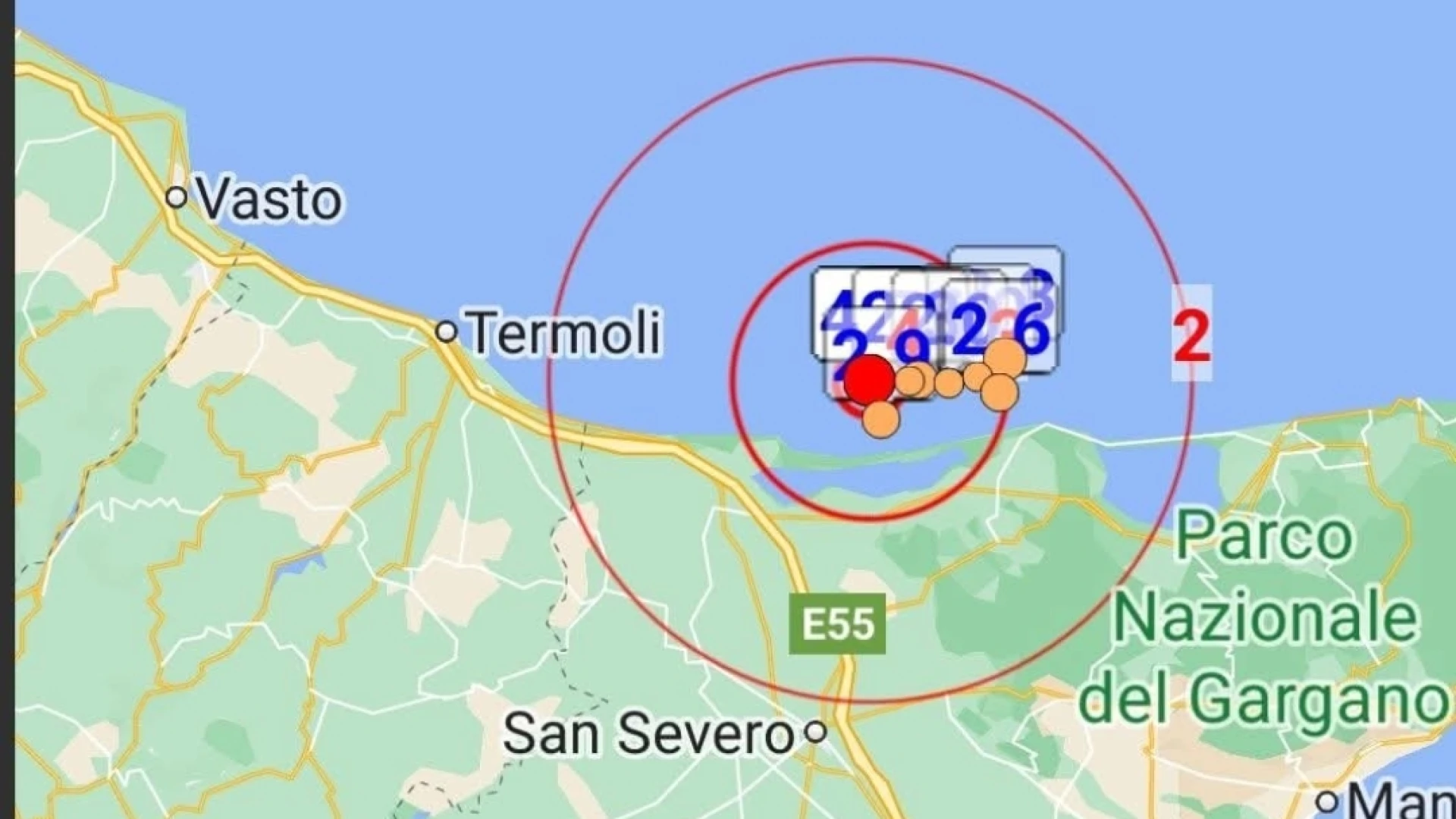 Scosse di terremoto sulla Costa, Roberti rassicura:"Al momento nessuna criticità, continueremo a monitorare