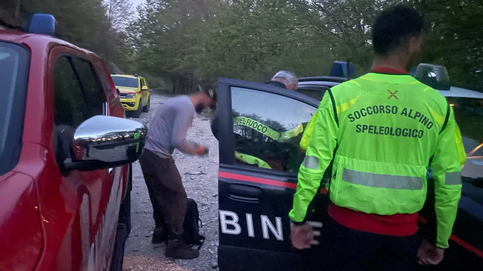 Bocca della Selva, intervento del Soccorso Alpino del Molise per ricerca di persona scomparsa.