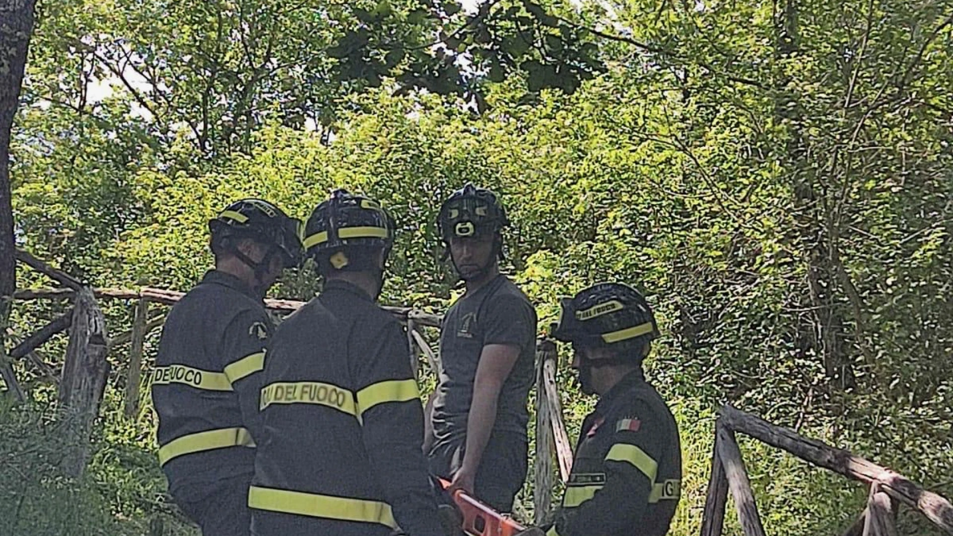 Civitanova del Sannio: escursionista soccorso e salvato dai Vigili del Fuoco. Era ferito in un sentiero impervio.