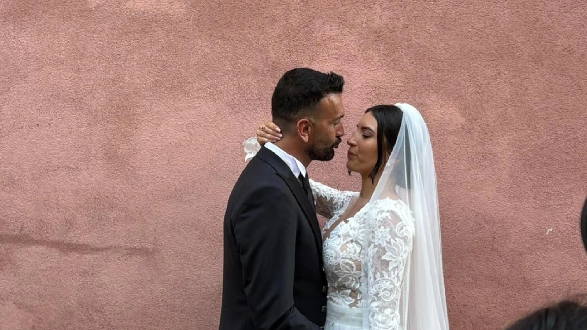 Bomber Nicola Panico e Francesca Parenti sposi
