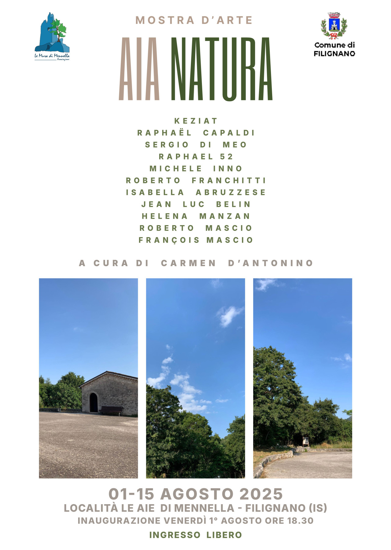 Filignano: torna la collettiva d'arte contemporanea 'Aia Natura ...