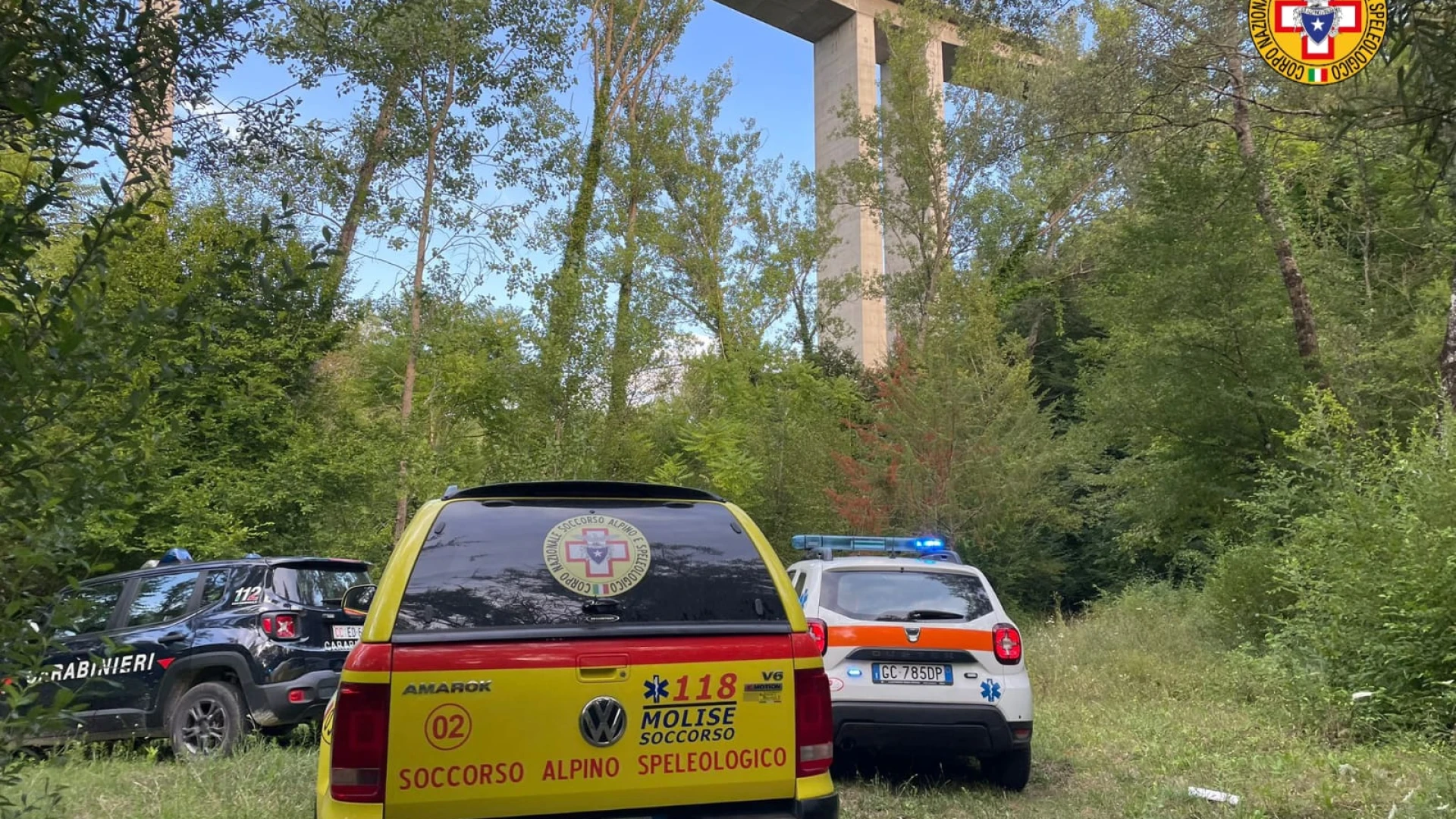 Cerro al Volturno: uomo cade dal ponte sulla statale 658. Ricerche del corpo in corso. Persona perde la vita.