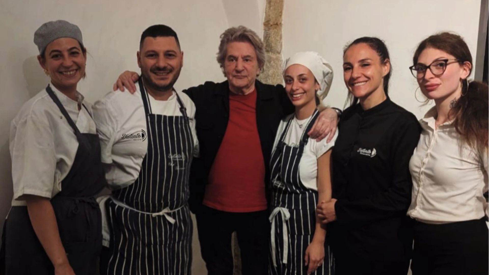 Fausto Leali a Isernia a cena da "Distinto Ristorante".