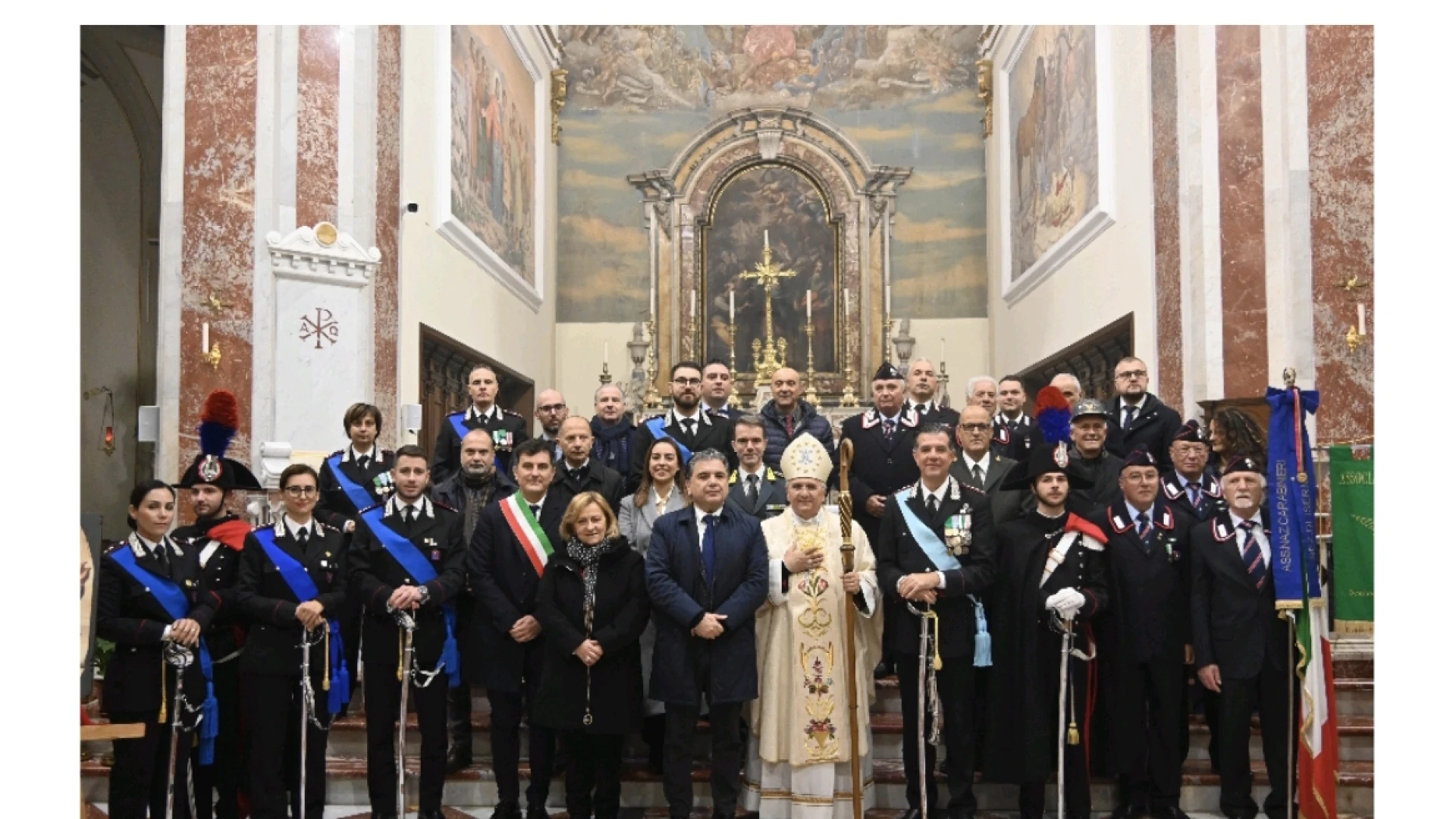 Isernia: i Carabinieri hanno celebrato la patrona Virgo Fidelis e l',eroico sacrificio di Culqualber.