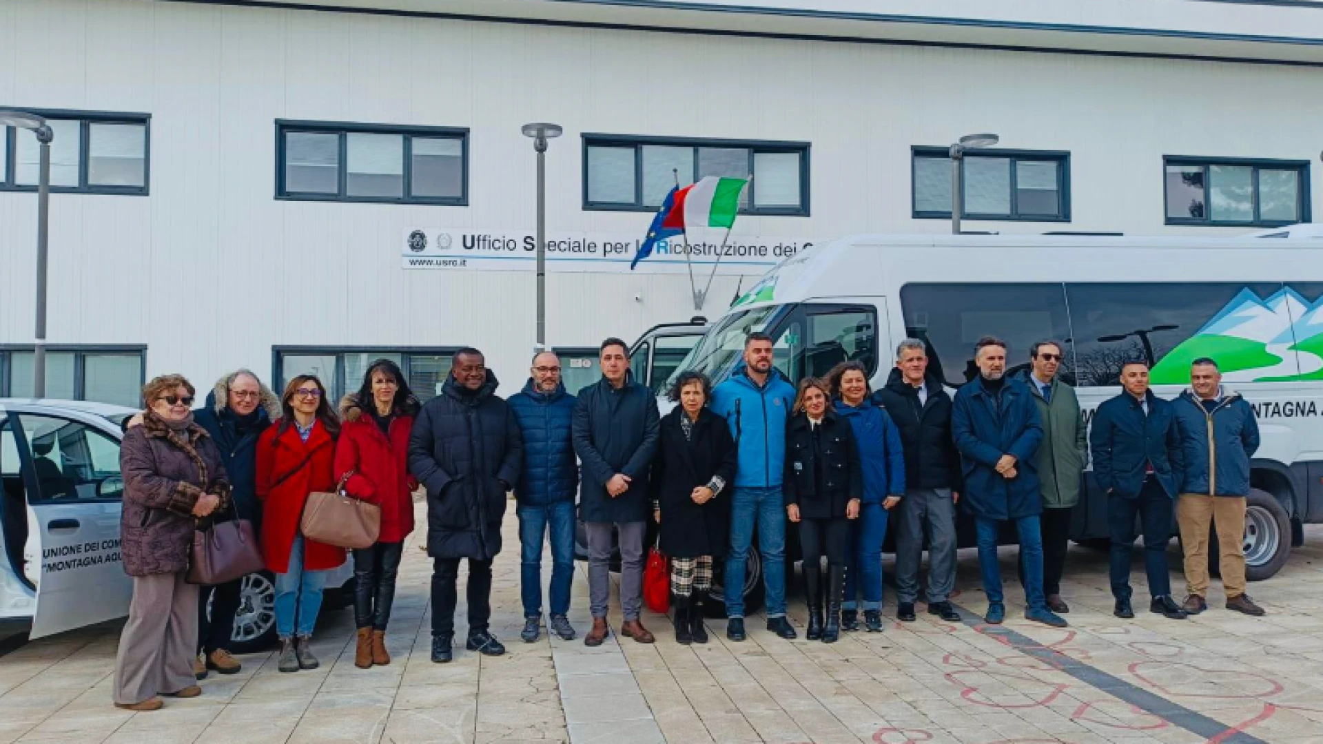 Unione Comuni Montagna Aquilana: acquistati un'auto e un minibus per il trasporto delle persone disabili e dei pazienti fragili.