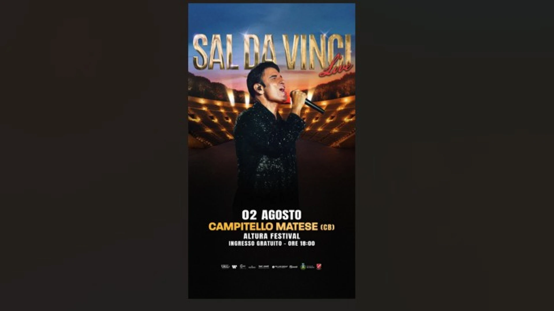 Campitello Matese: il 2 agosto torna l’Altura Festival. Concerto di spessore con Sal Da Vinci, ultimo vincitore di Sanremo.