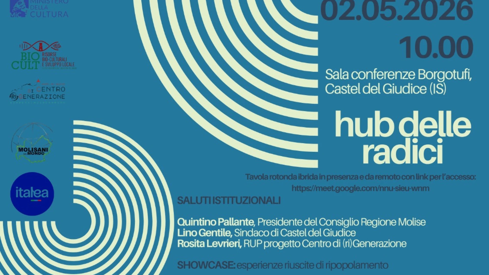 Hub delle Radici, a Castel del Giudice un focus sulle esperienze di ripopolamento