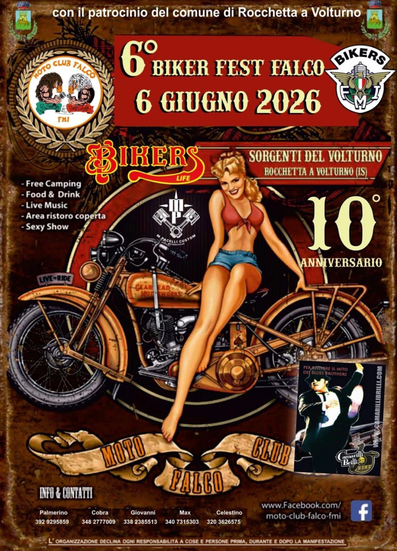 Banner Moto Club Falco sesta edizione