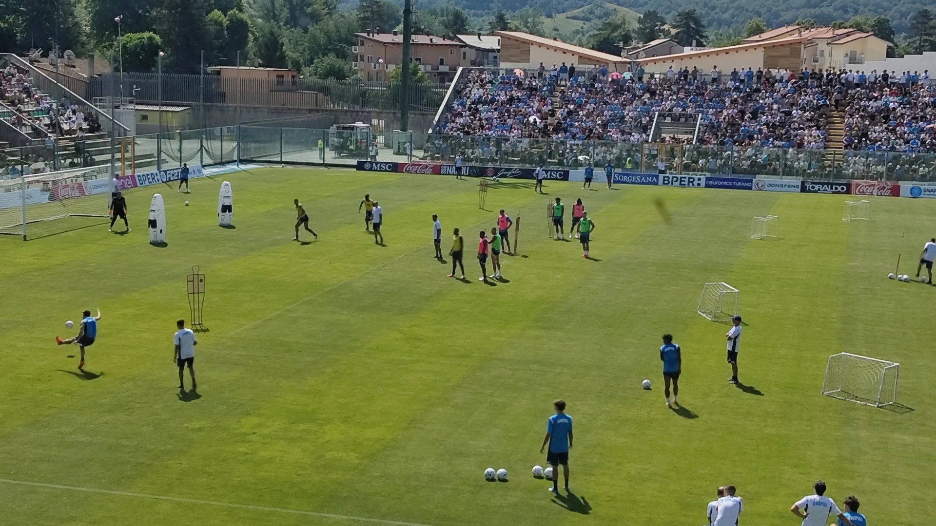Day 3 Ritiro Napoli a Castel Di Sangro: terzo allenamento al Patini. Seduta mattutina.