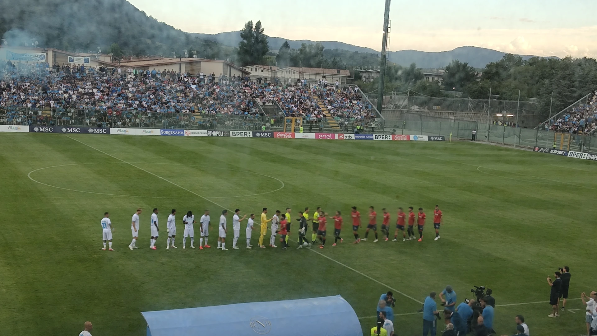 Castel Di Sangro: Napoli-Osasuna. Il racconto dell'amichevole. Il match termina 2 A 1 per il Napoli.
