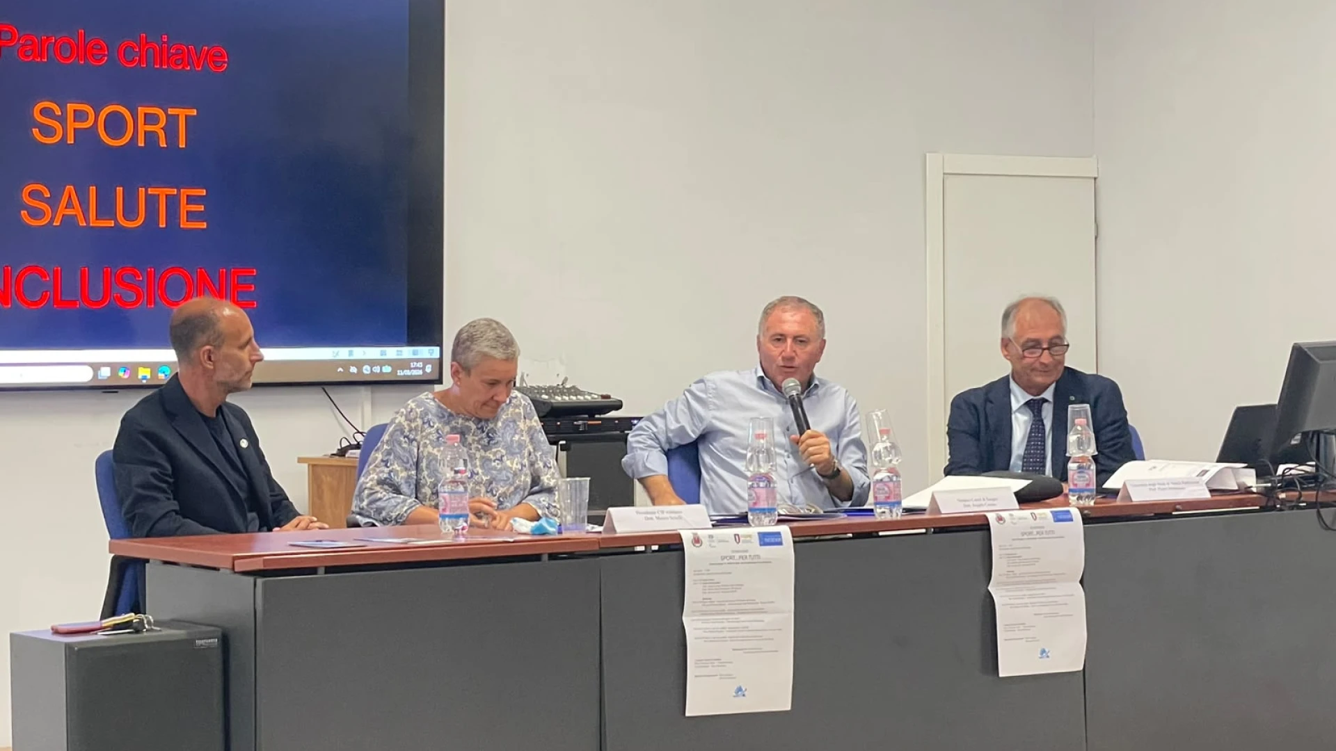 Sport per tutti, a Castel di Sangro il confronto su salute, inclusione e nuove frontiere dello sport