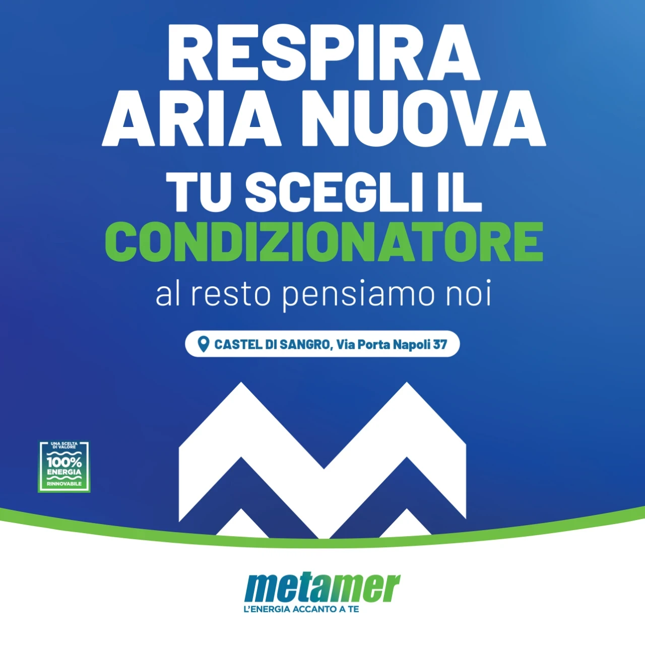 Banner Metamer condizionatore 306 per 306 pixel