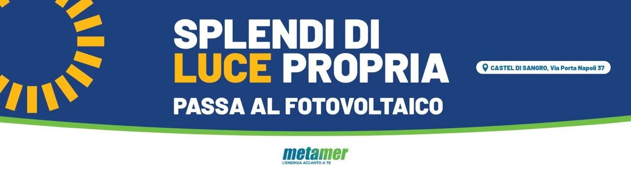 Banner fotovoltaico Metamer 636 per 177 pixel