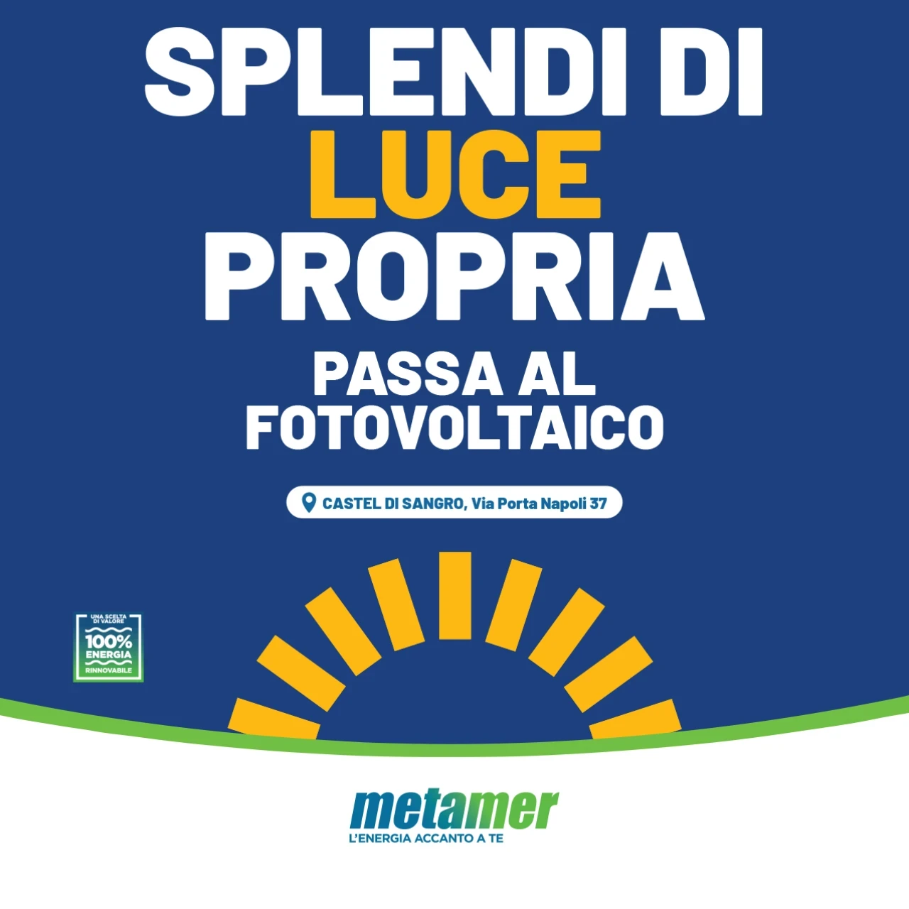 Banner fotovoltaico Metamer 306 per 306 pixel
