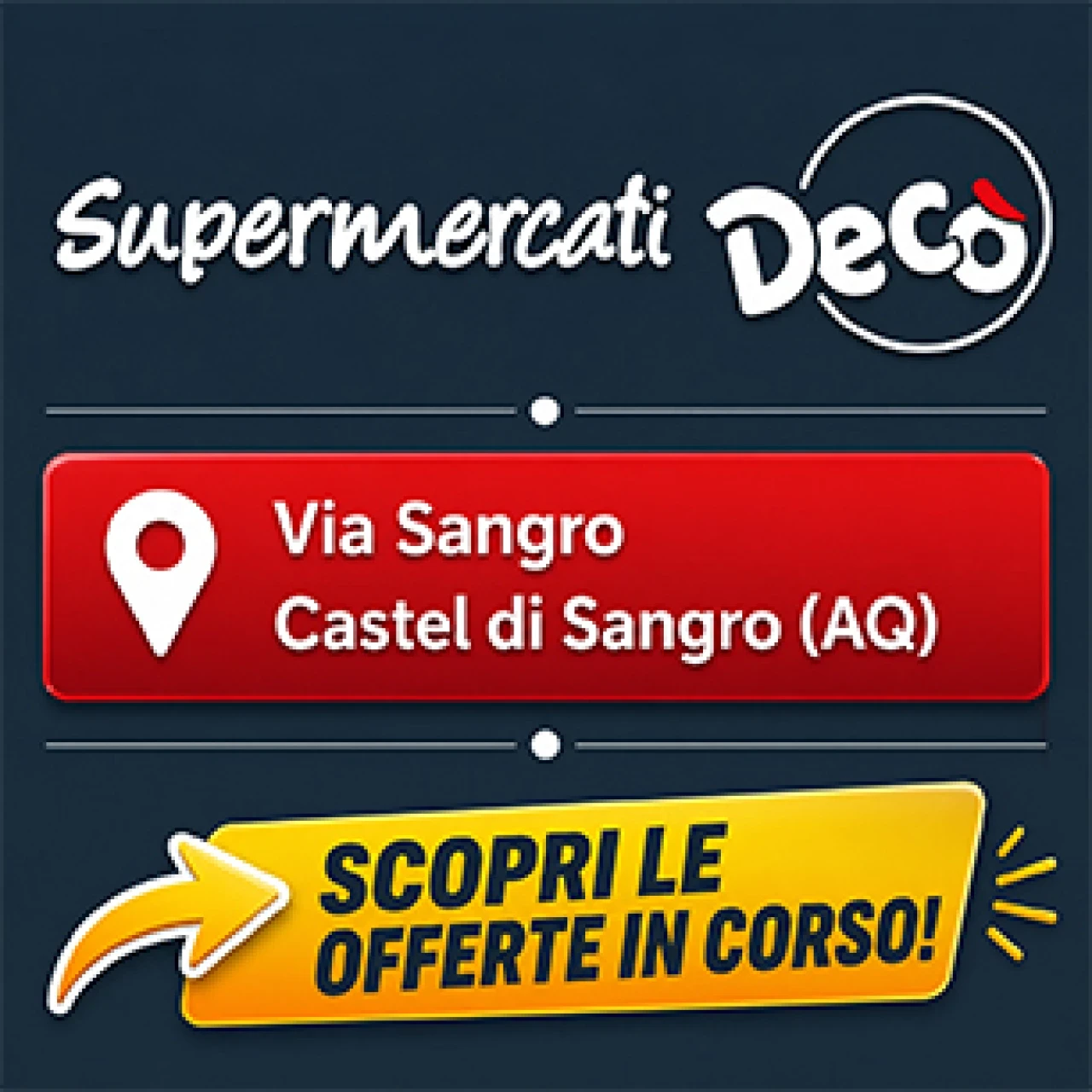 Banner Deco' supermercati offerte fino al 20 agosto 2026