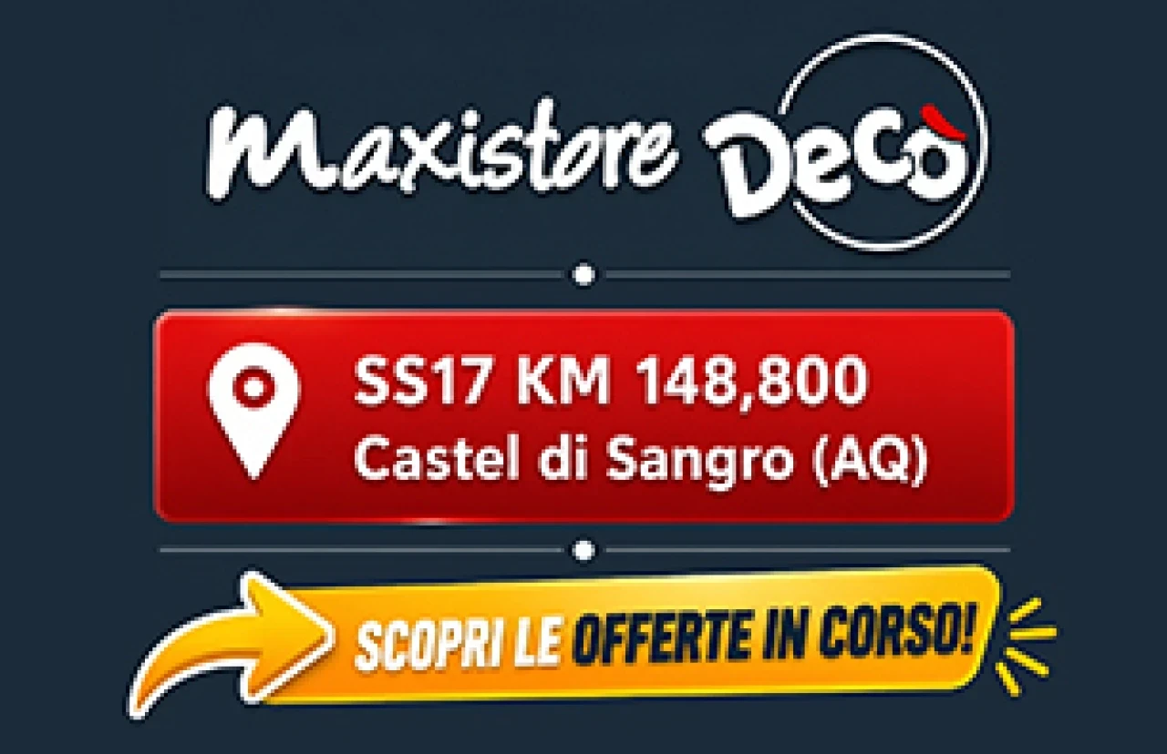 Banner maxistore fino 31 agosto 306 per 198 pixel