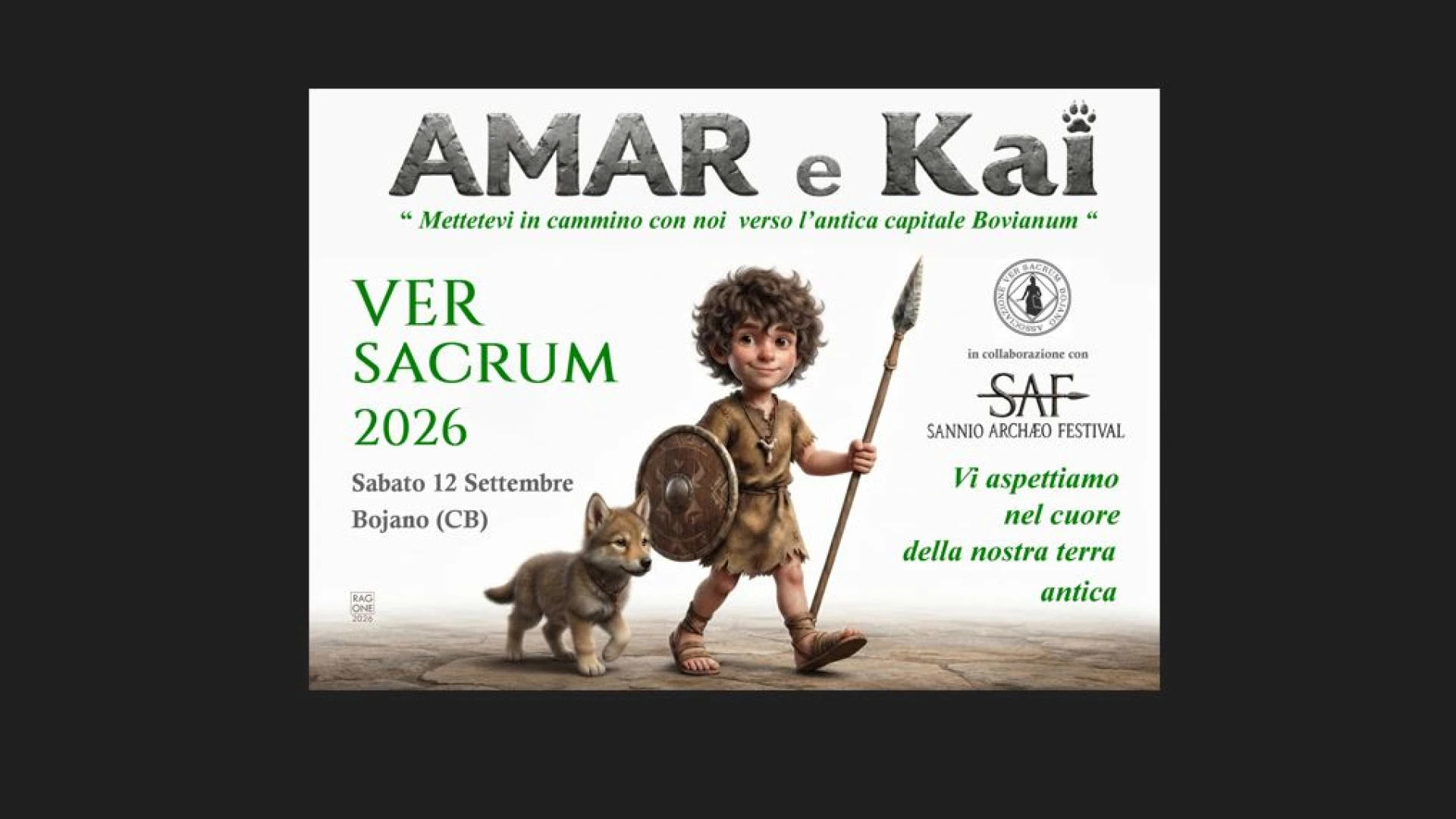 Sannio Archaeo festival e ver sacrum, in programma la XXIV edizione a Bojano.