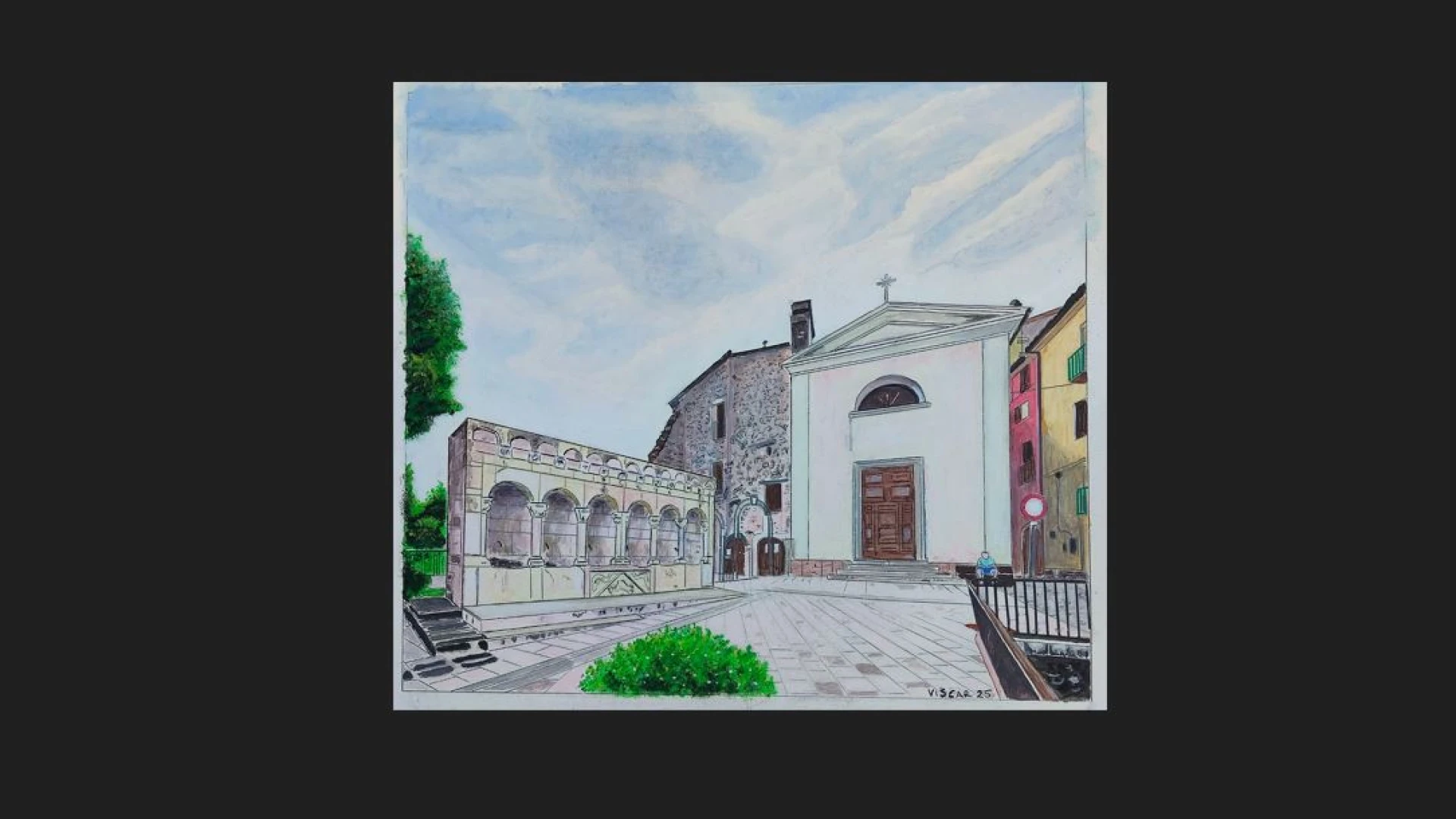 Annuncio di smarrimento: aiutiamo l’artista Carlo Viscusi a ritrovare due suoi dipinti smarriti ad Isernia.