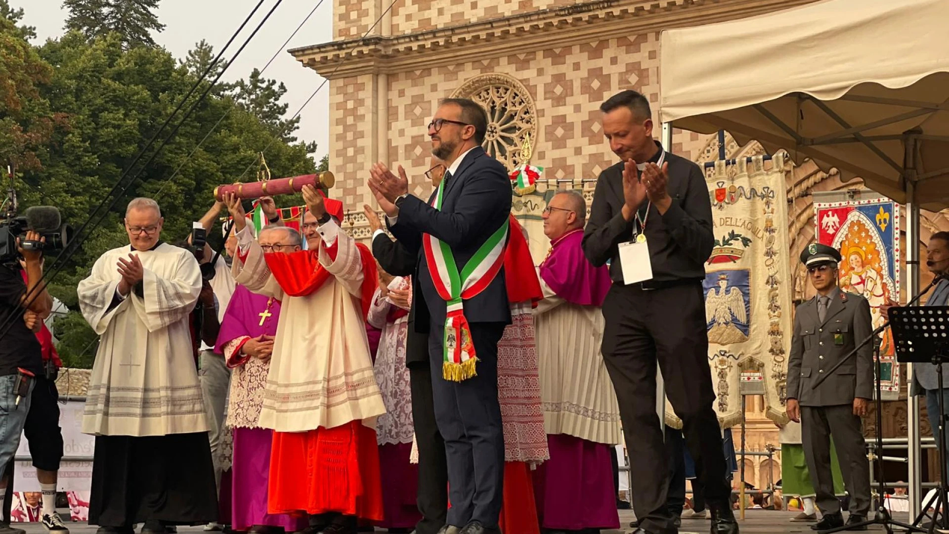 Perdonanza: in 35mila agli spettacoli di punta, all’Info Point record di accessi ad agosto. Il sindaco Biondi: “Grazie a tutti coloro che si sono spesi”