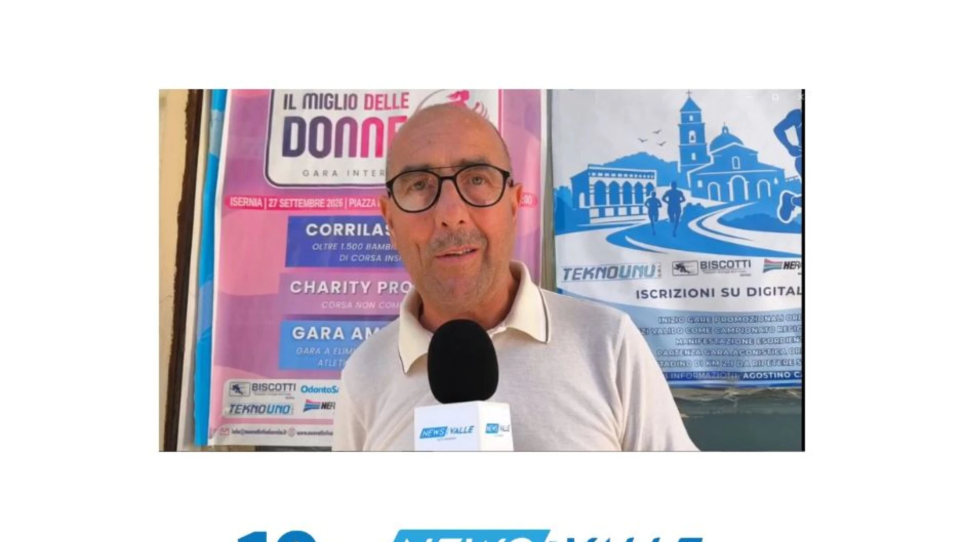 Domenica 27 settembre la ventiduesima edizione della Corrisernia. Spettacolo puro in città. Il presidente della Nai Agostino Caputo presenta l’evento. (VIDEO).