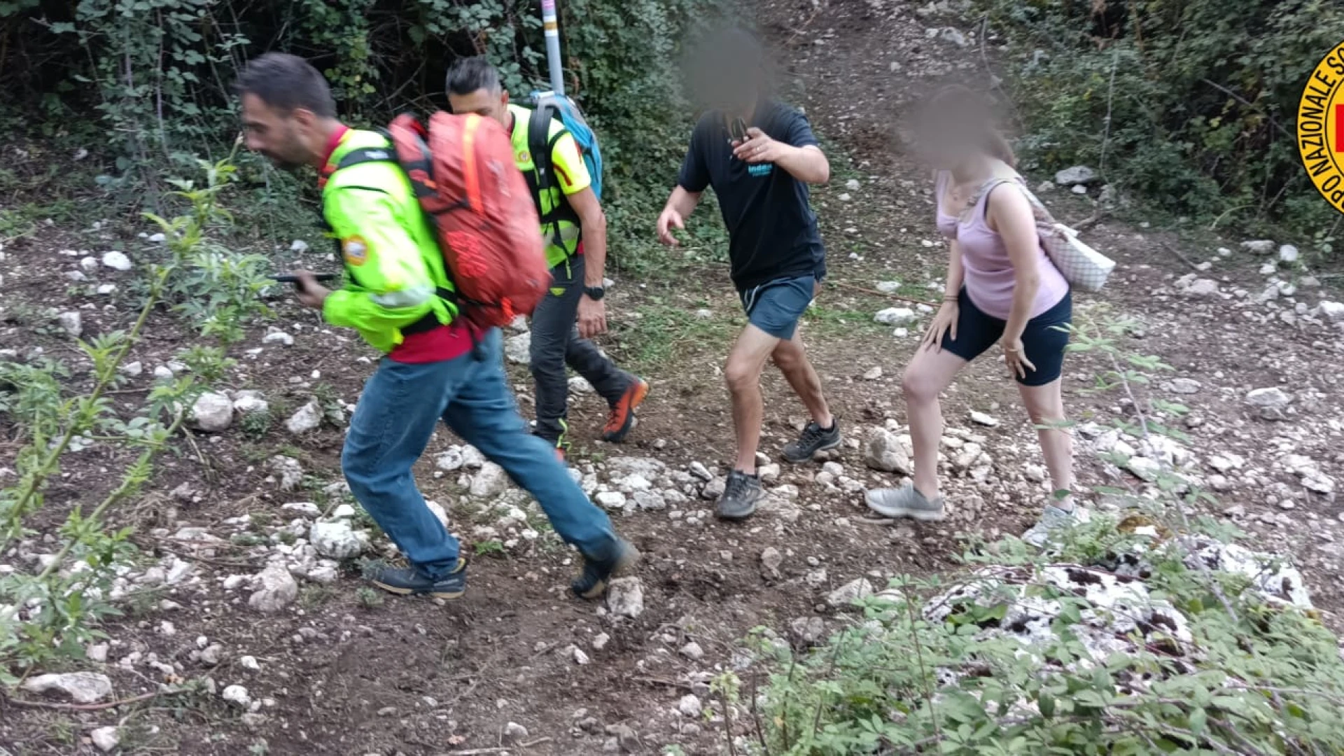 Monti del Matese: escursionisti in difficoltà soccorsi dal CNSAS nei pressi dell’eremo di Sant’Egidio.